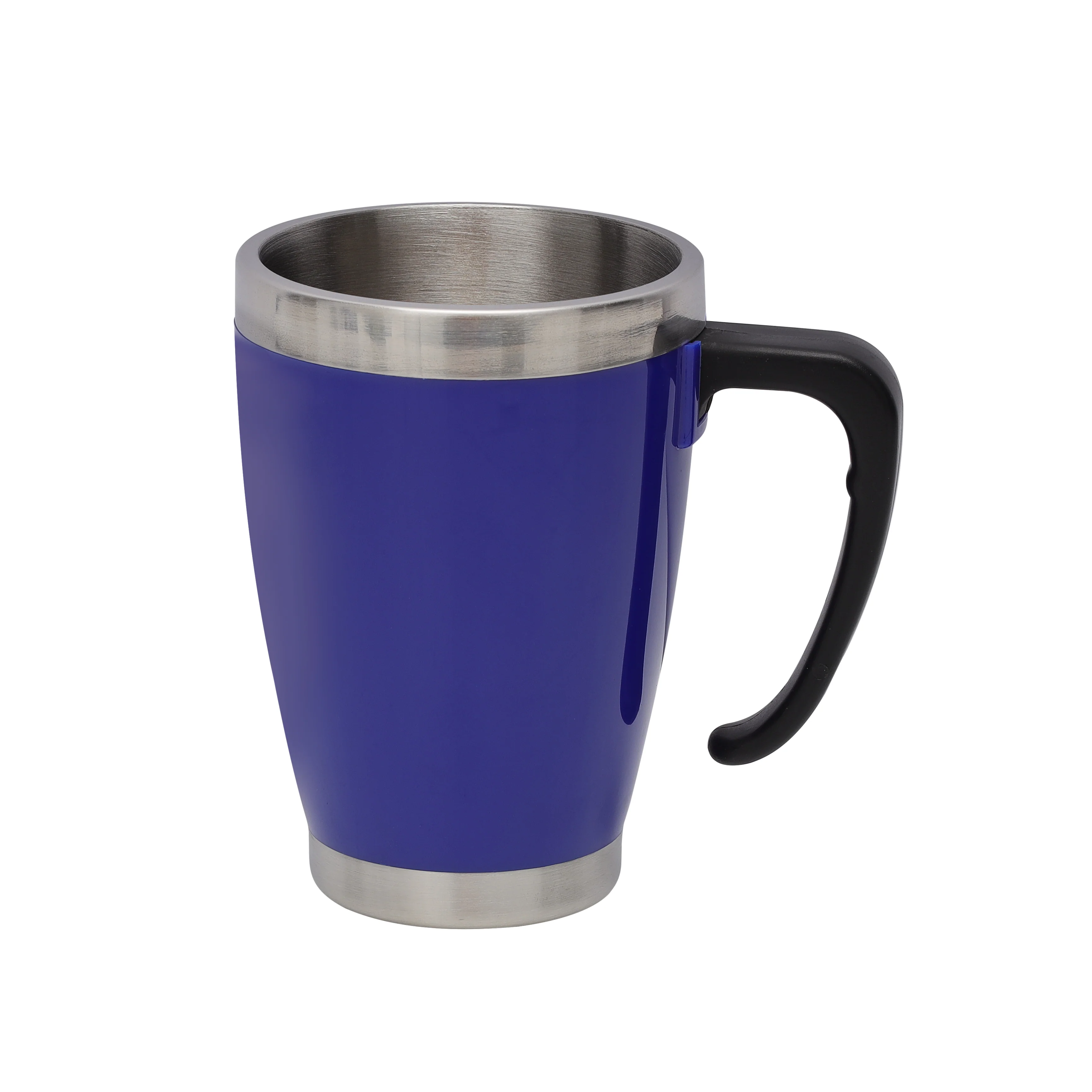 Royalford RF5483 Double Wall Travel Mug | 400ML Stainless Steel Insulated Coffee Mug | Leak Resistant Thermal Cup for Hot & Cold Drinks | Portable Travel Friendly Mug - Image 3