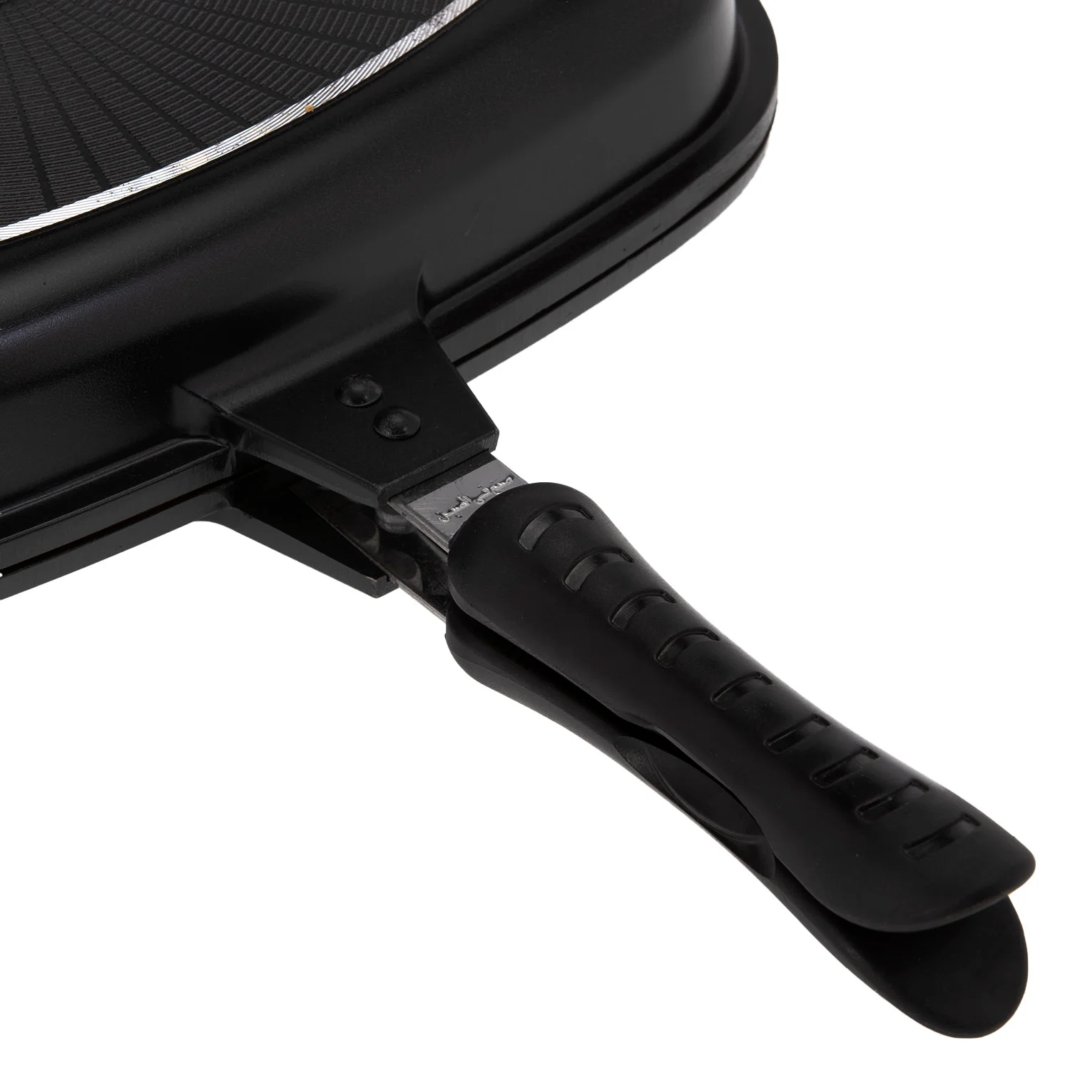 Royalford RF5515 32cm Double Grill Pan with Magnetic Lock | Non-Stick Double Sided Grill Pan for Chicken, Seafood, Meat & Vegetables for Gas & Electric Cooktops Home Use - Image 5