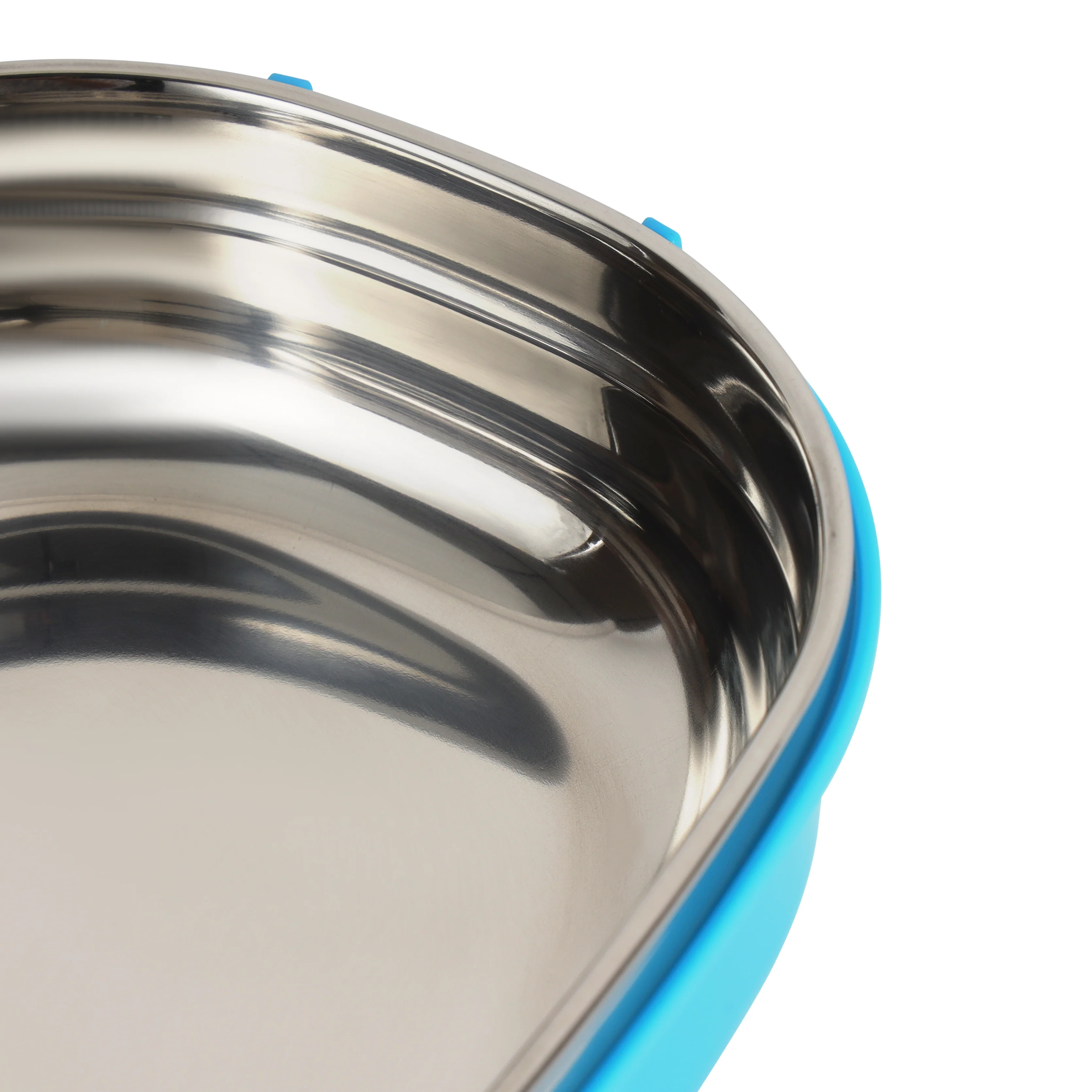 Royalford RF5652GR 0.9L Stainless Steel Lunch Box | BPA Free Insulated Food Container |  Secure Lock Lid | Leak-Resistant Design & Durable Outer Body | Easy to clean - Image 5