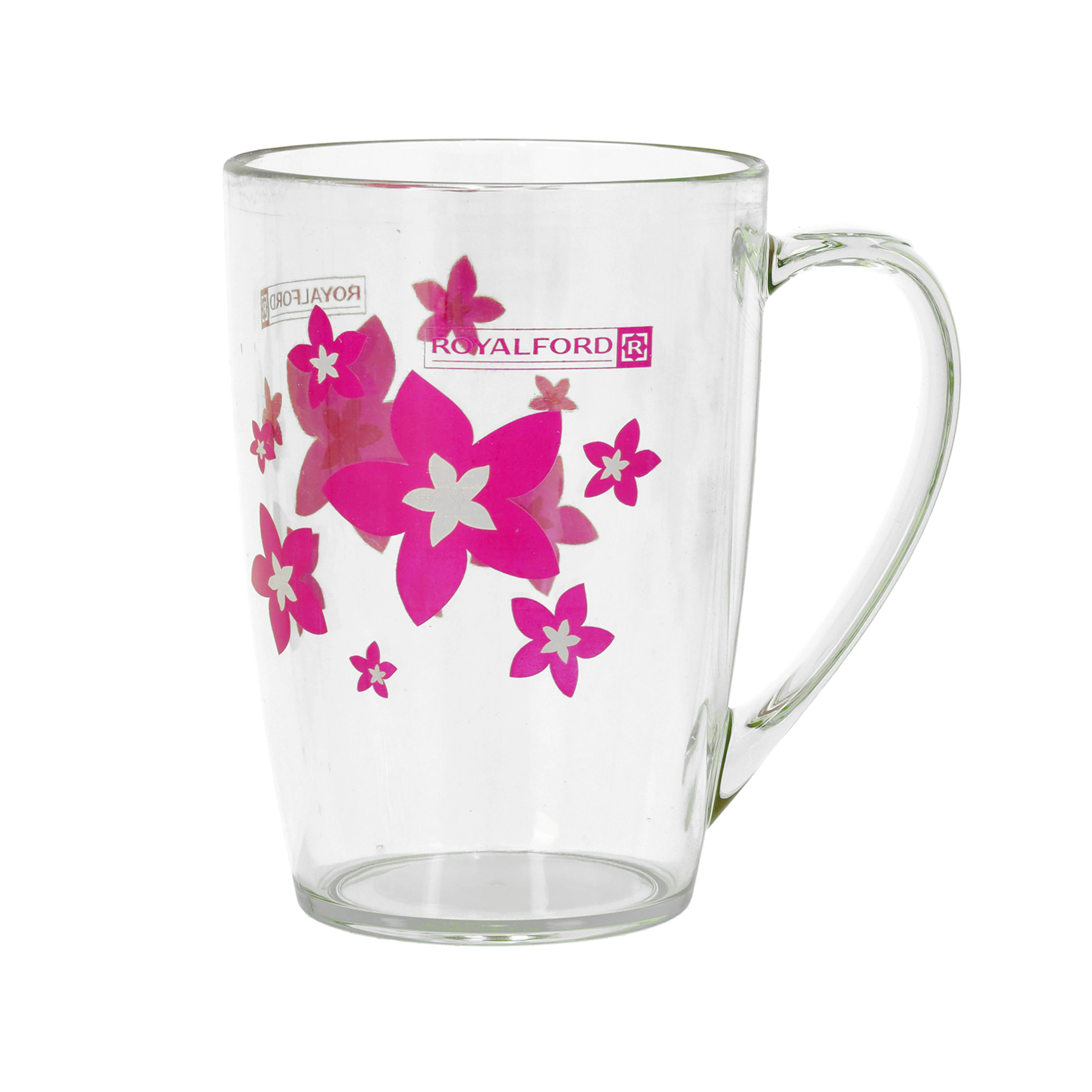 Royalford RF5656PN 350ml Water Cup with Lid| durable plastic build, ergonomic handle & secure lid to prevent spills| ideal for daily use at home, office or travel| - Image 4