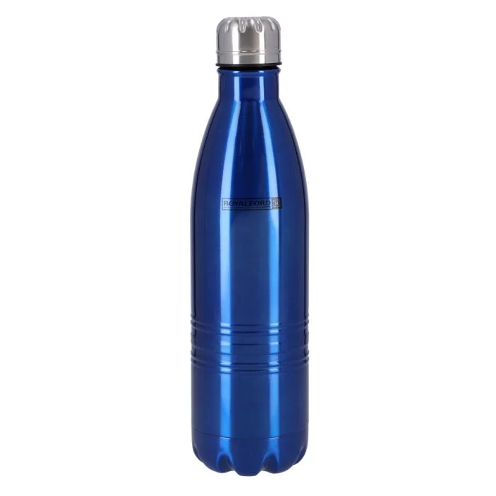 Royalford RF5770BL Stainless Steel Vacuum Bottle 750ml | Double Wall Hot & Cold Insulated Water Bottle with Leak-Resistant Lid | Perfect for Office, Travel & Daily Use - Image 2
