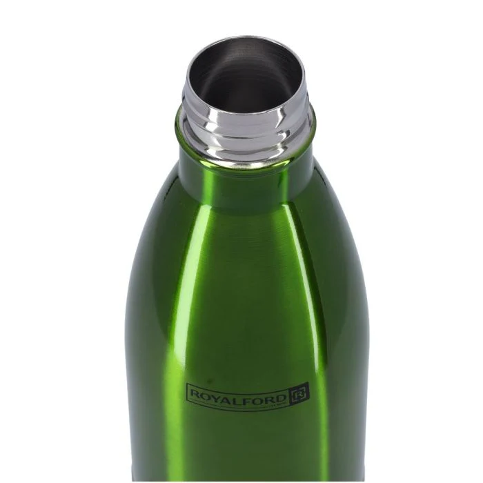 Royalford RF5770GR Stainless Steel Double Wall Vacuum Bottle | Hot & Cold Insulated | Leak Resistant  | Perfect for Office, Travel , Gym , School & Outdoor Activities - Image 5
