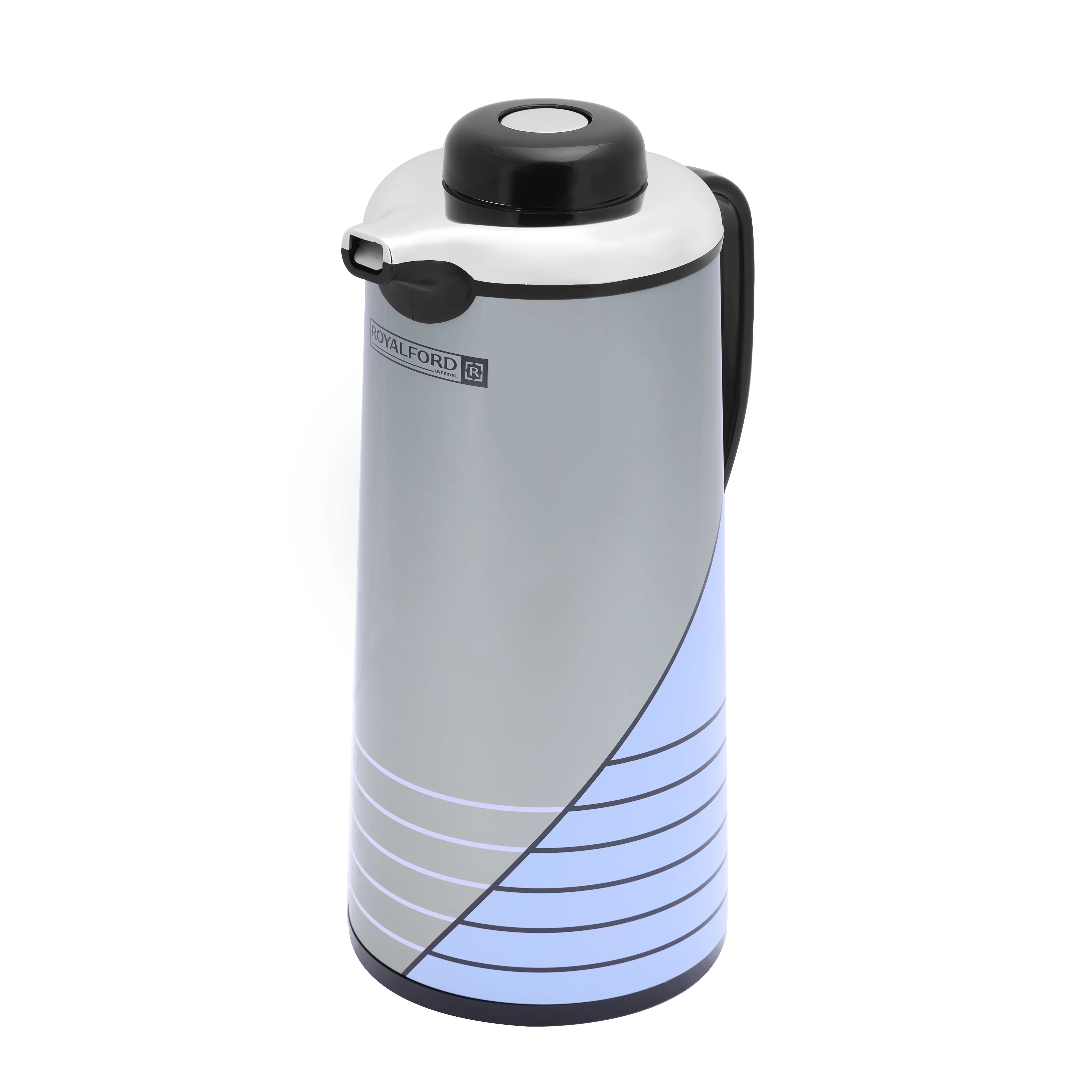 Royalford RF5783 1.0L Vacuum Flask Stainless Steel Thermal Carafe | Keeps Hot for 14 Hours & Cold for 36 Hours| Insulated Coffee & Tea Jug | Perfect for Home & Office - Image 2