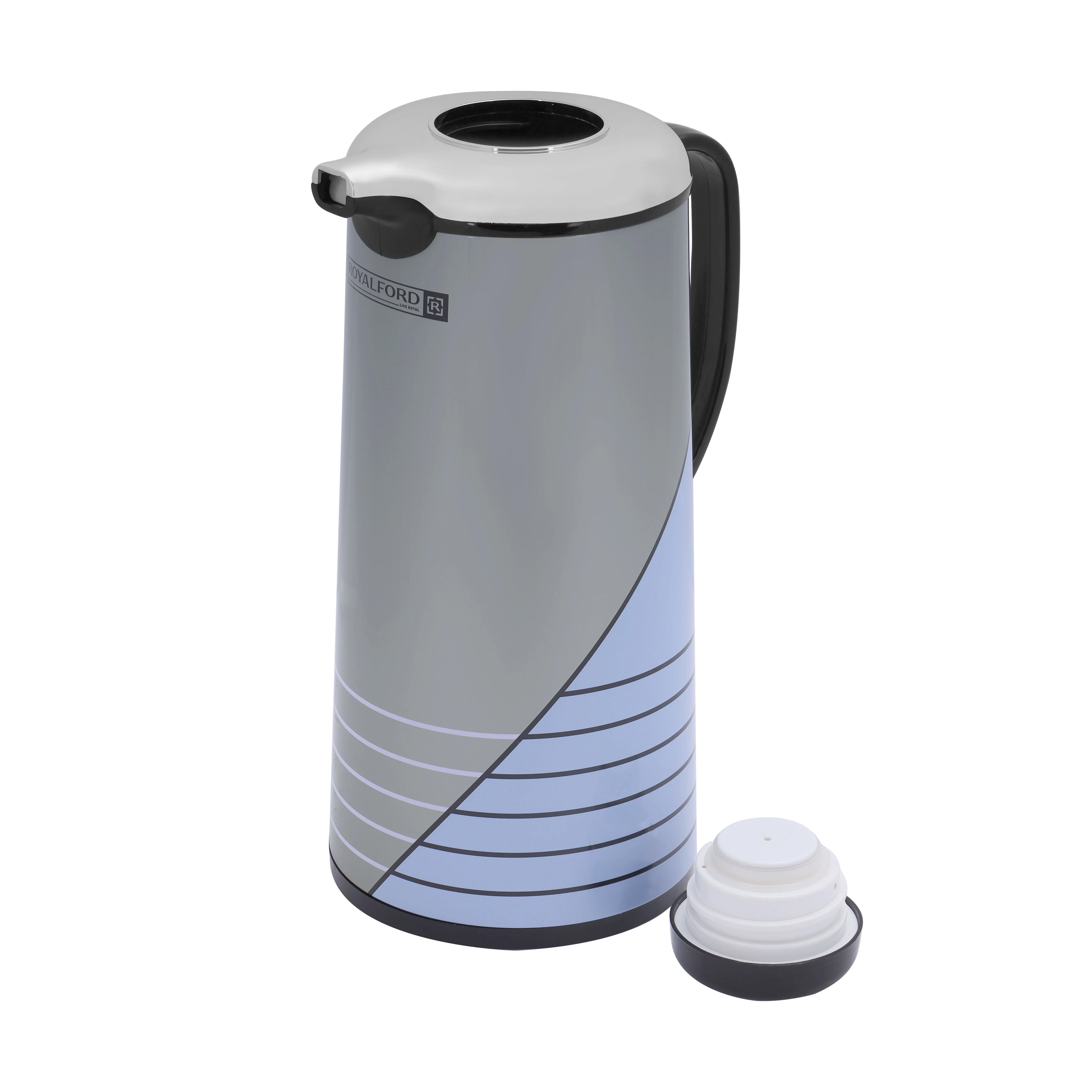 Royalford RF5783 1.0L Vacuum Flask Stainless Steel Thermal Carafe | Keeps Hot for 14 Hours & Cold for 36 Hours| Insulated Coffee & Tea Jug | Perfect for Home & Office - Image 3