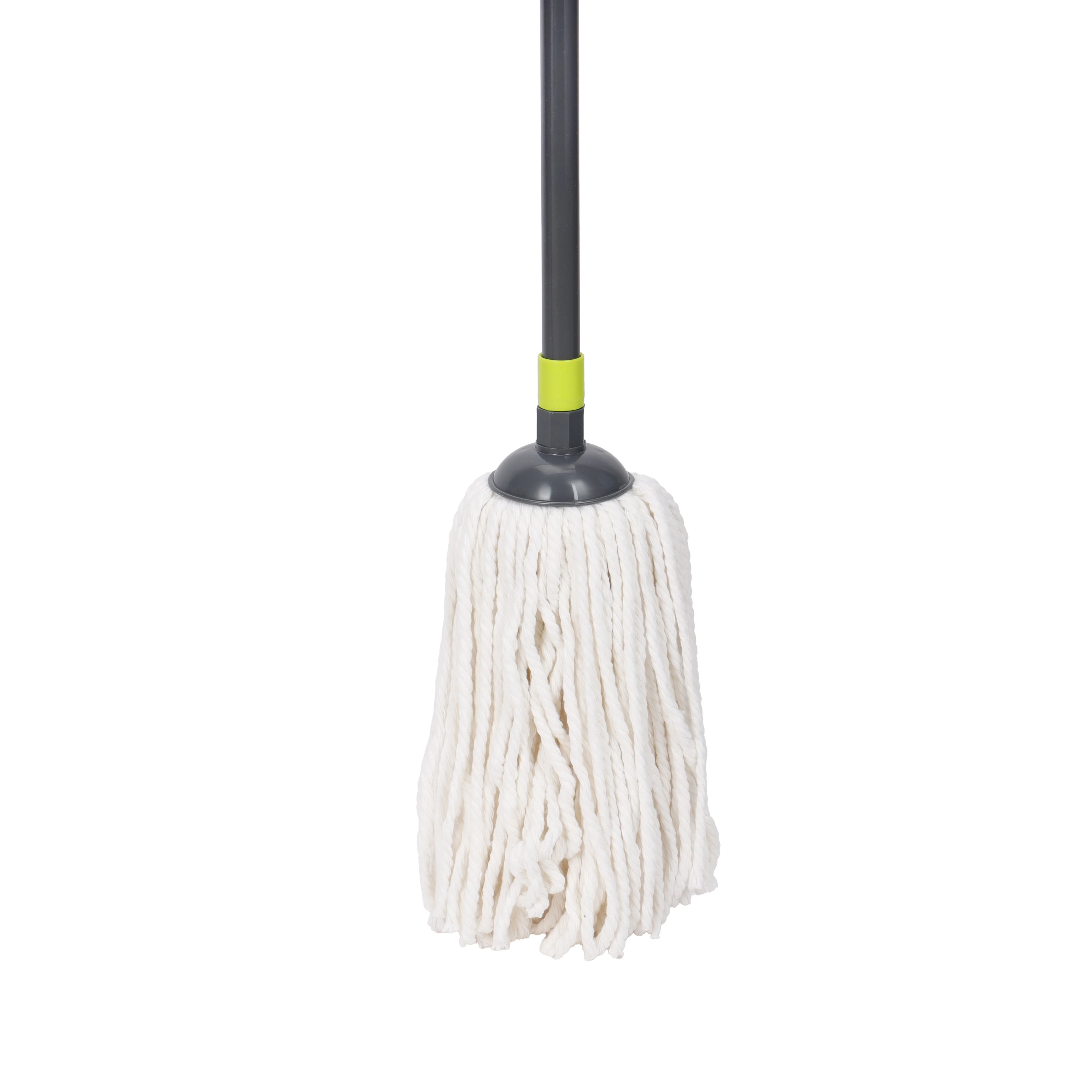 Royalford RF5829GR Hy-Sorb Cotton String Mop 135cm | Super Absorbent Cotton Thread Floor Mop | Long Steel Handle for Tile, Marble, Wood & Multi-Surface Cleaning - Image 2