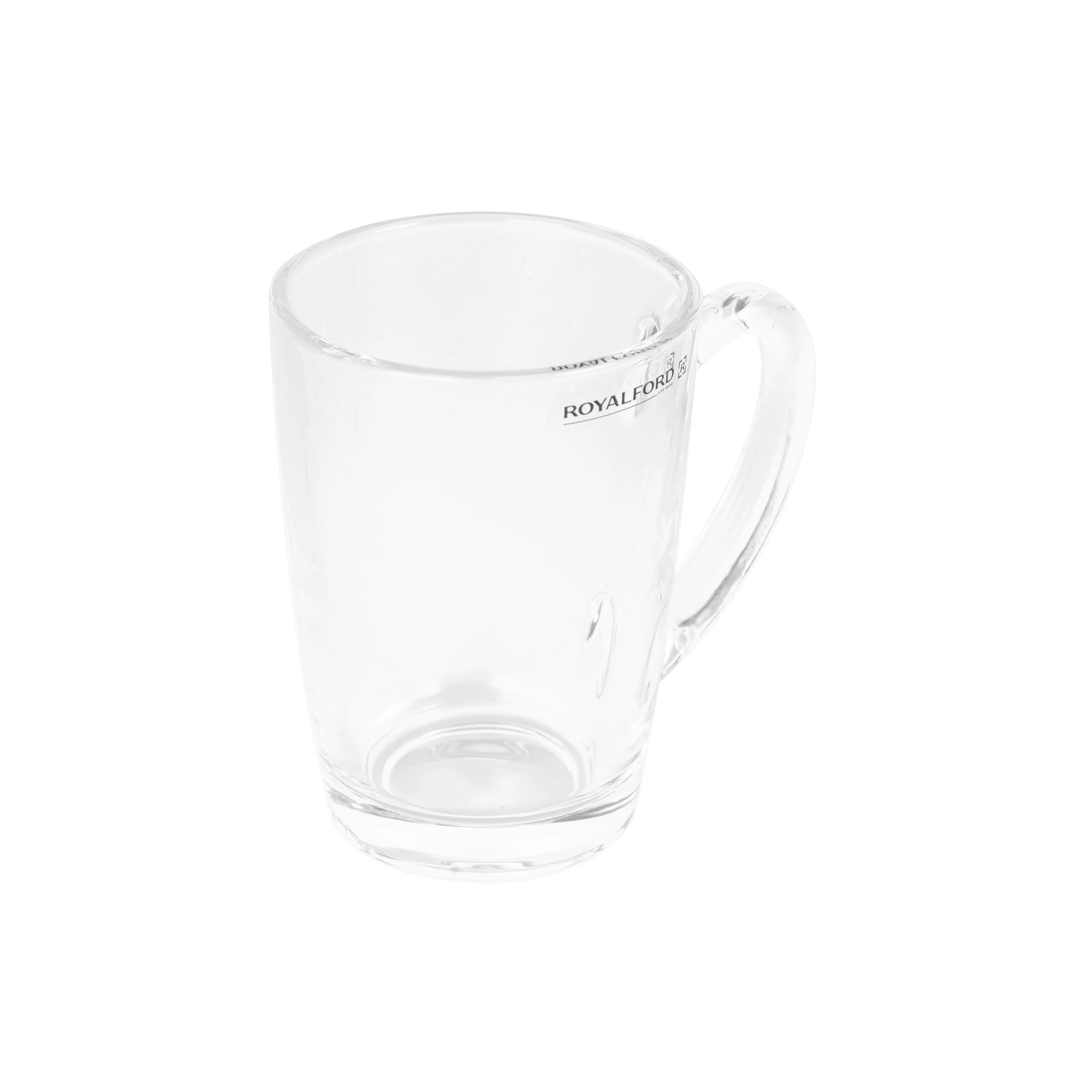 RoyalFord RF5886 Glass Tumbler Set | Premium Clear Glass Mugs with Handle |Durable Beverage Cups for Tea, Coffee &  Water | Heat Resistant |Perfect For Home & Office Use - Image 3