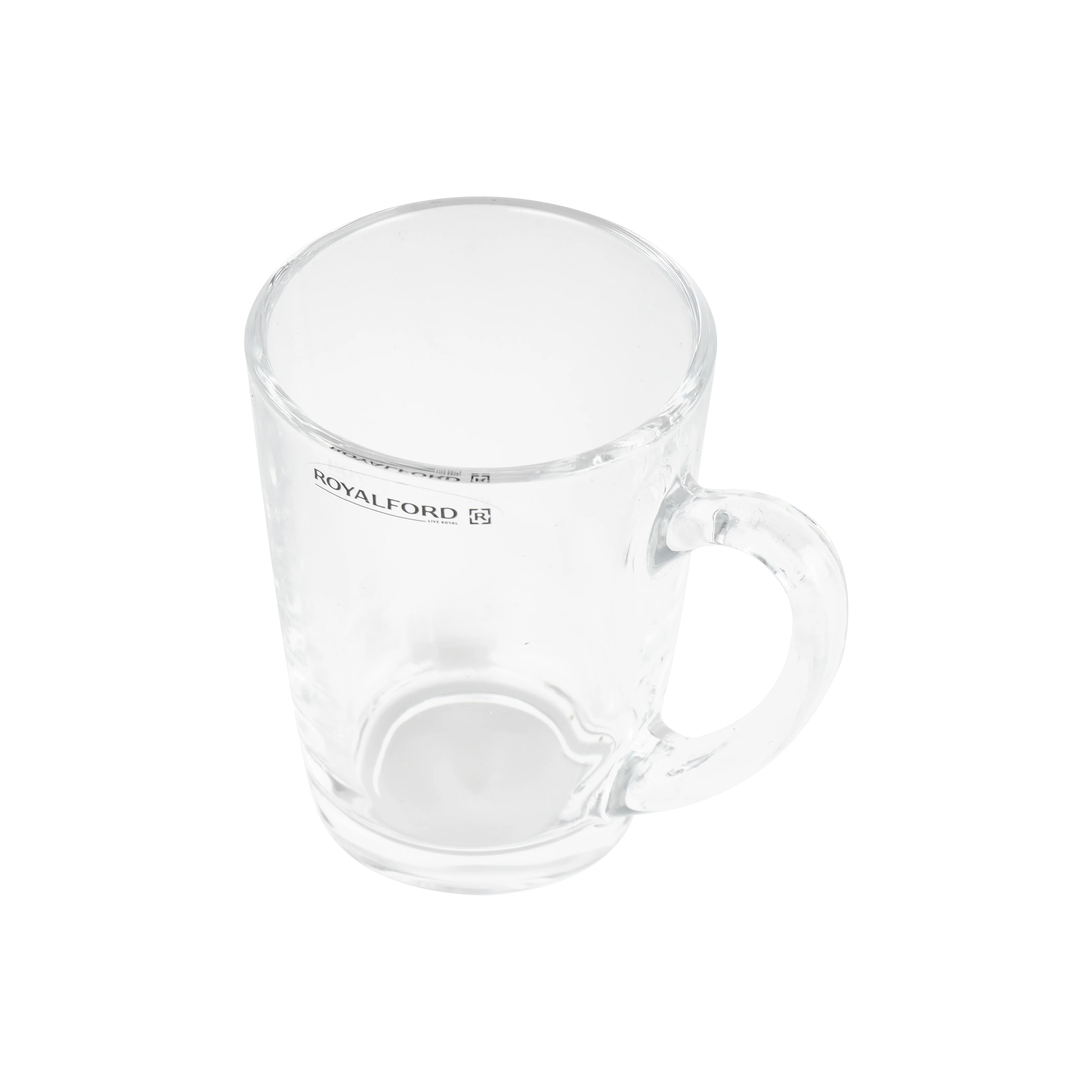 RoyalFord RF5886 Glass Tumbler Set | Premium Clear Glass Mugs with Handle |Durable Beverage Cups for Tea, Coffee &  Water | Heat Resistant |Perfect For Home & Office Use - Image 5