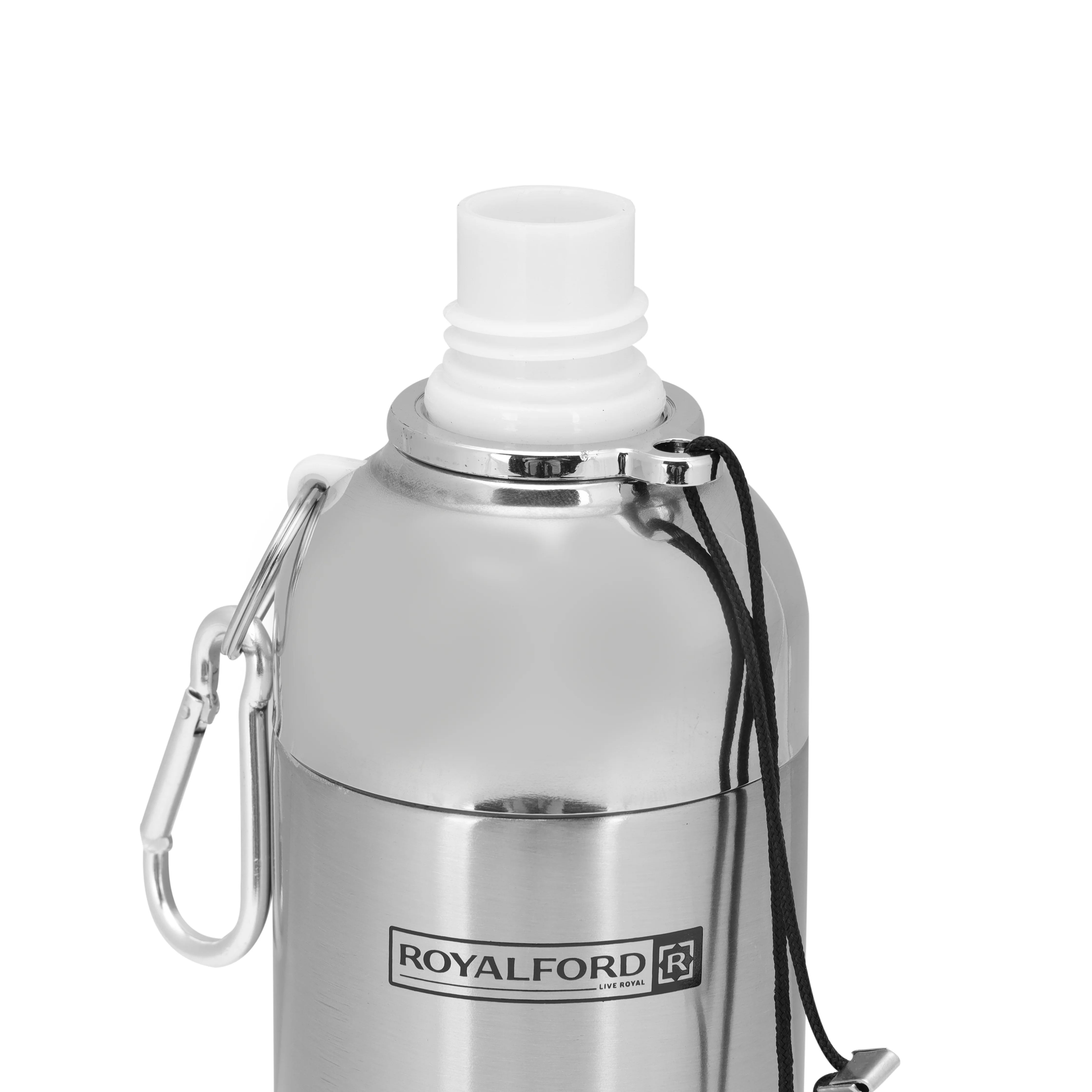 Royalford RF6147 Vacuum Bottle 500ml Stainless Steel | Double Wall Insulated Hot & Cold Bottle | SS 304 Inner Pot | Leak Proof Design for Office, Travel, & Daily Use - Image 6