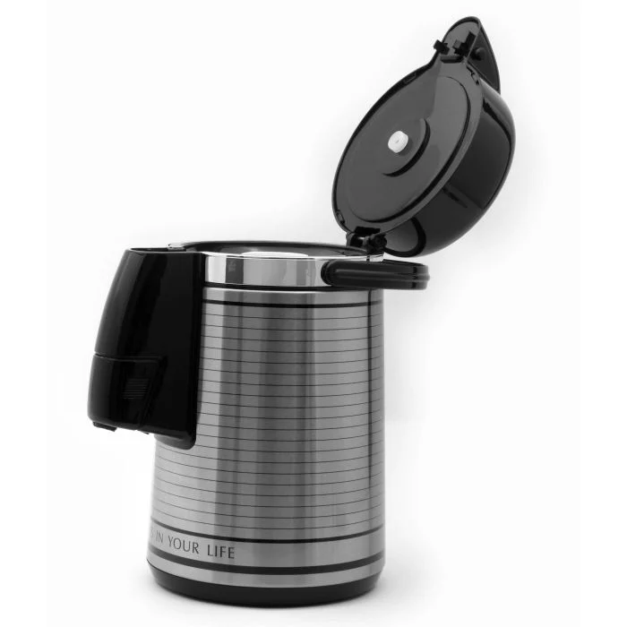 Royalford RF6276 2.5L Glass Vacuum Flask | Pump Action Dispenser |Hot and Cold Beverage Server for Home, Office, Meetings | Heavy Duty & Large Capacity Wide Stable Base - Image 3