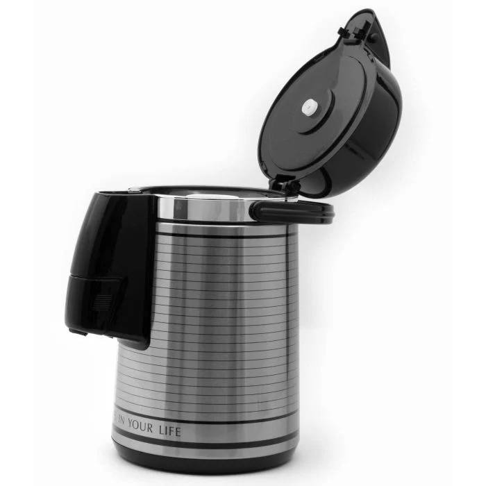 Royalford RF6277 3.0L Glass Vacuum Flask with pump | action pouring keeps drinks hot &cold for hours, featuring durable glass liner, wide stable base and catering build. - Image 4