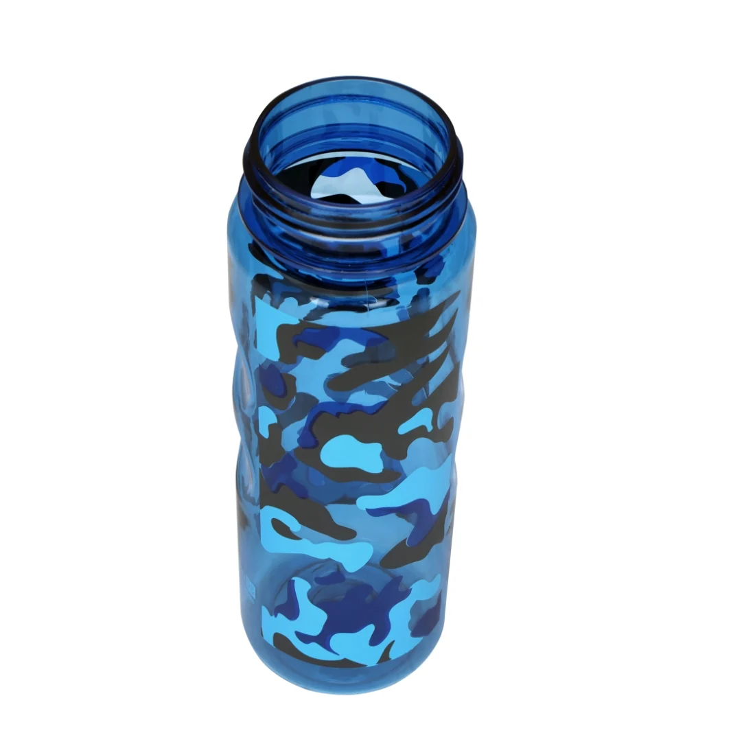 RoyalFord RF6419 600ml Water Bottle | Blue Camouflage Leakproof Reusable Bottle with Carry Loop for School, Gym, Travel & Outdoor Use | BPA Free Lightweight Bottle - Image 3