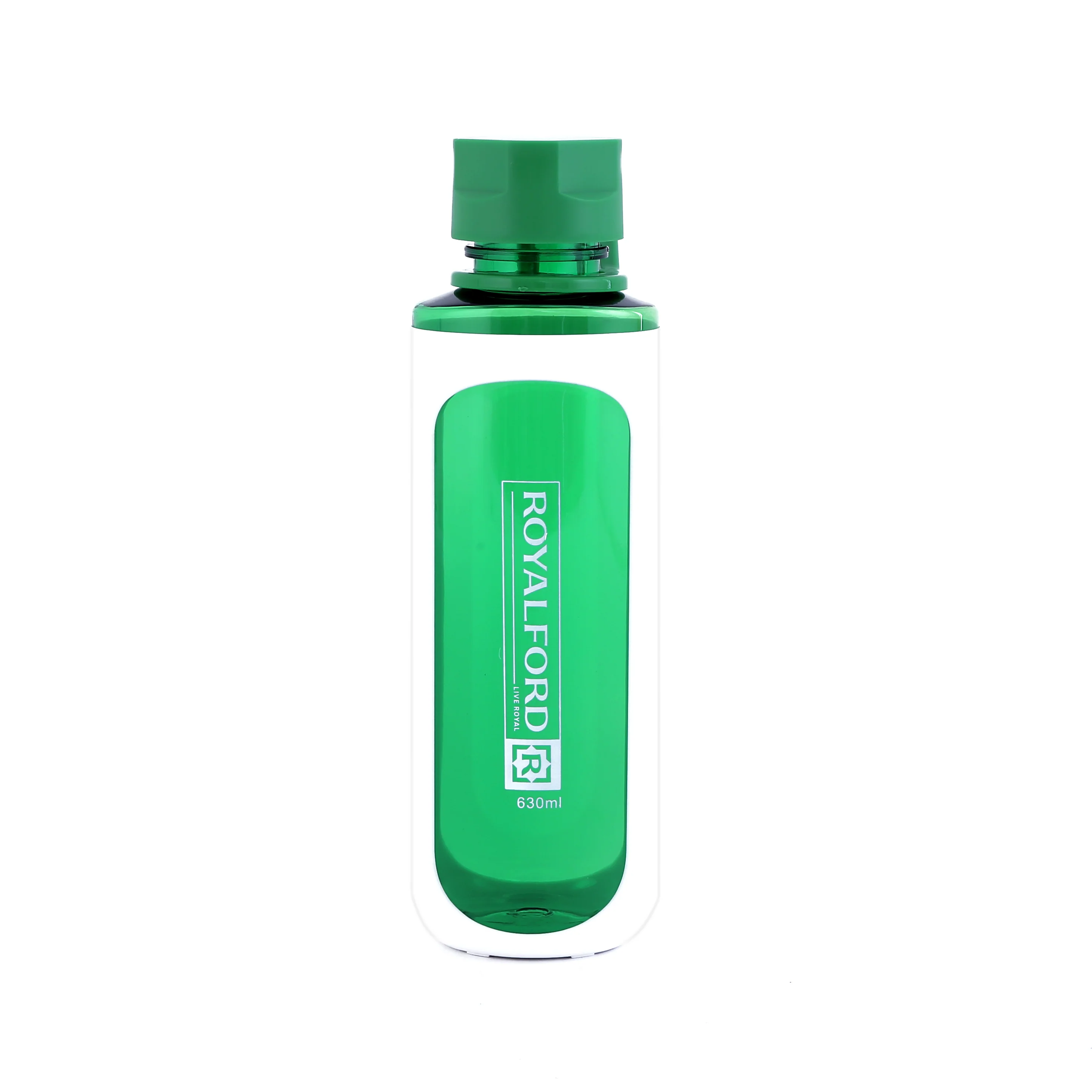 Royalford RF6421 630ML BPA Free Water Bottle | Leakproof Lightweight Reusable Drinking Bottle with Handle | Durable Eco Friendly Bottle for Gym, School, Office & Travel