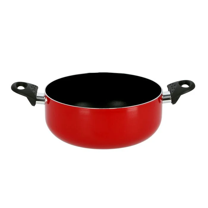 Royalford RF6441 26cm Aluminium Casserole | Durable Non-Stick Coating | Induction Bottom | 3mm Thick Body and Heat-Resistant Handles | Perfect for Daily Cooking - Image 2