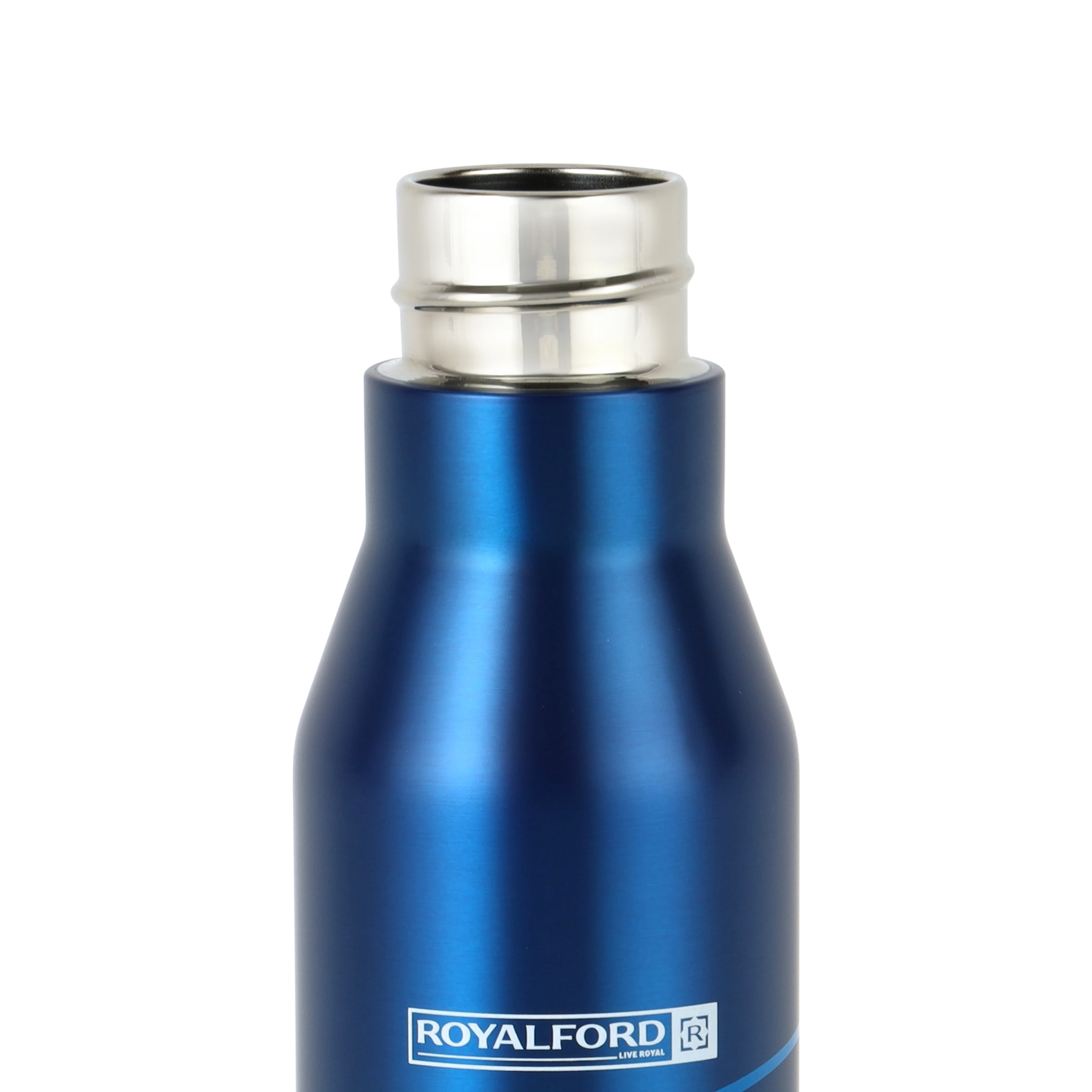 Royalford RF6605 Stainless Steel Vacuum Bottle 450ml | Double Wall Insulated Hot & Cold Flask | 304 Steel Inner|Leak Resistant Lid & Carry Strap|Durable & Rust-Resistant - Image 5