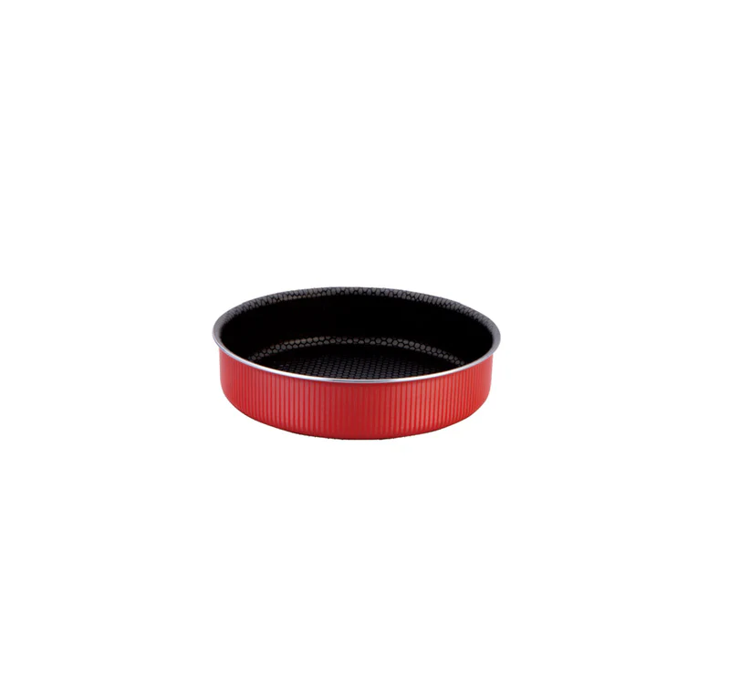 Royalford RF6632 24cm Non-Stick Round Tray | Carbon Steel Baking Pan | Premium Nonstick Coating for Cakes, Pizza & Desserts | Durable, Even Heat & Easy to Clean - Image 3