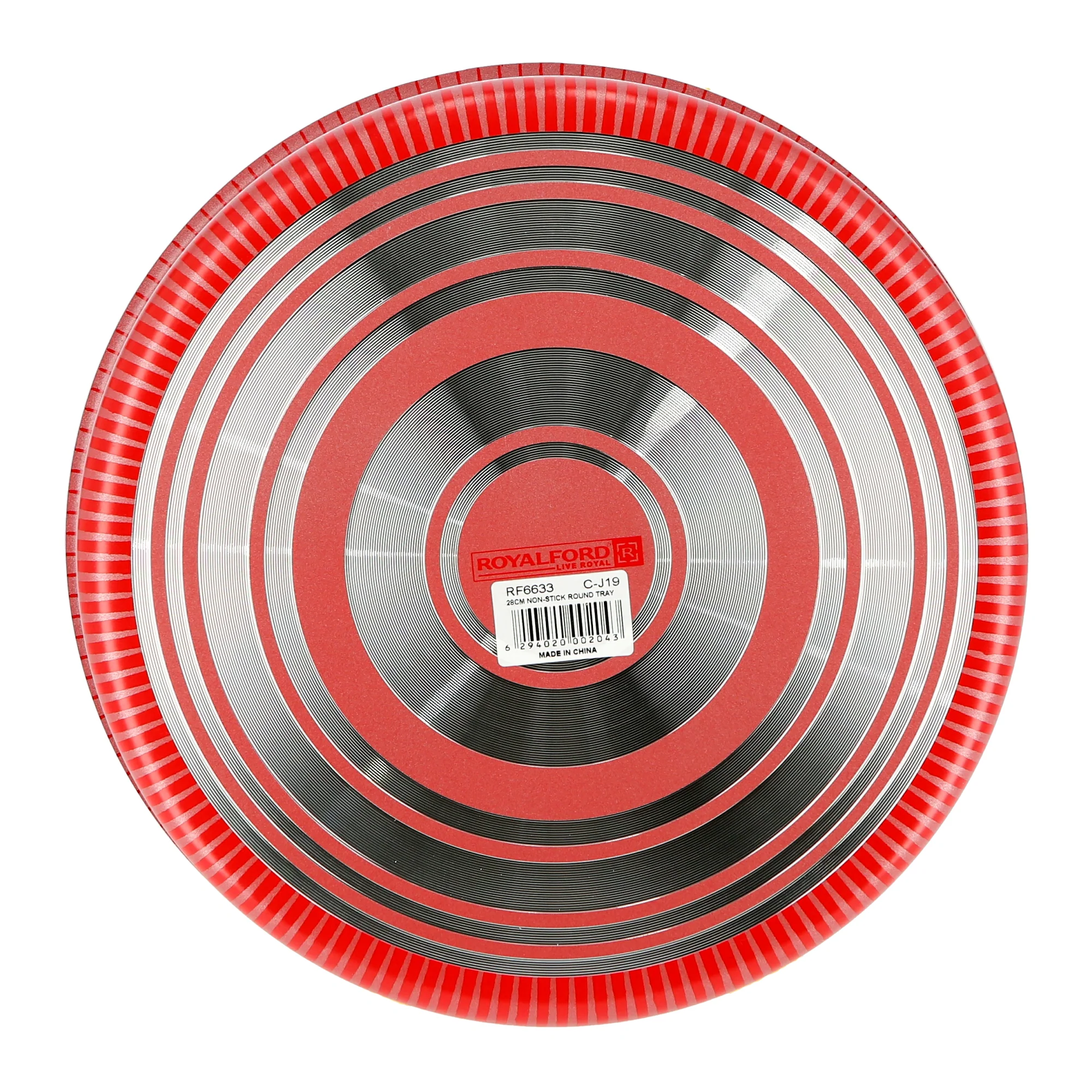 Royalford RF6634 32cm non-stick round baking tray | ideal for cakes & pizzas, featuring durable construction, even heat distribution, easy food release and easy cleaning - Image 4