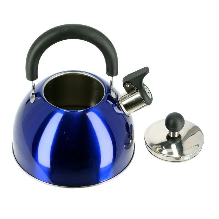 Royalford RF6770 Stainless Steel Whistling Kettle 1.0L | Induction Compatible Capsule Bottom| Safe Movable Handle & Whistle Alert | Durable Daily Use Tea & Water Kettle - Image 4