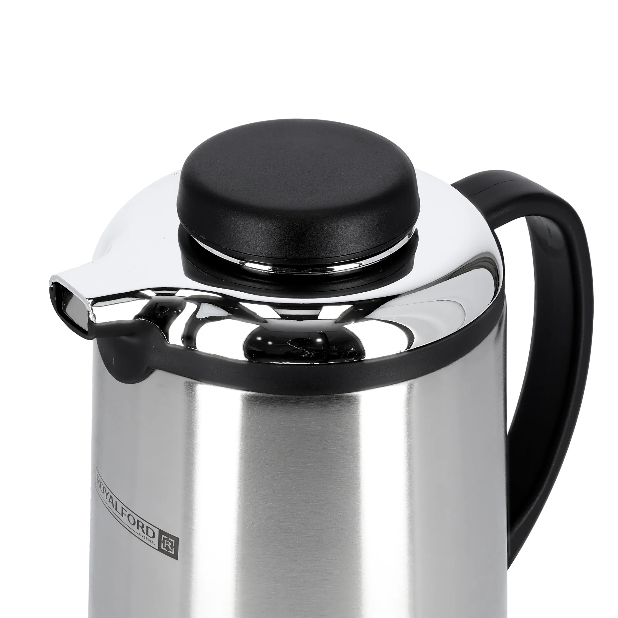 Royalford RF6896 Stainless Steel Vacuum Flask | 1600ML Double-Wall Insulated Thermal Flask for Hot & Cold Drinks | 12 Hours Hot| 24 Hours Cold | Durable Easy-Pour Design - Image 5
