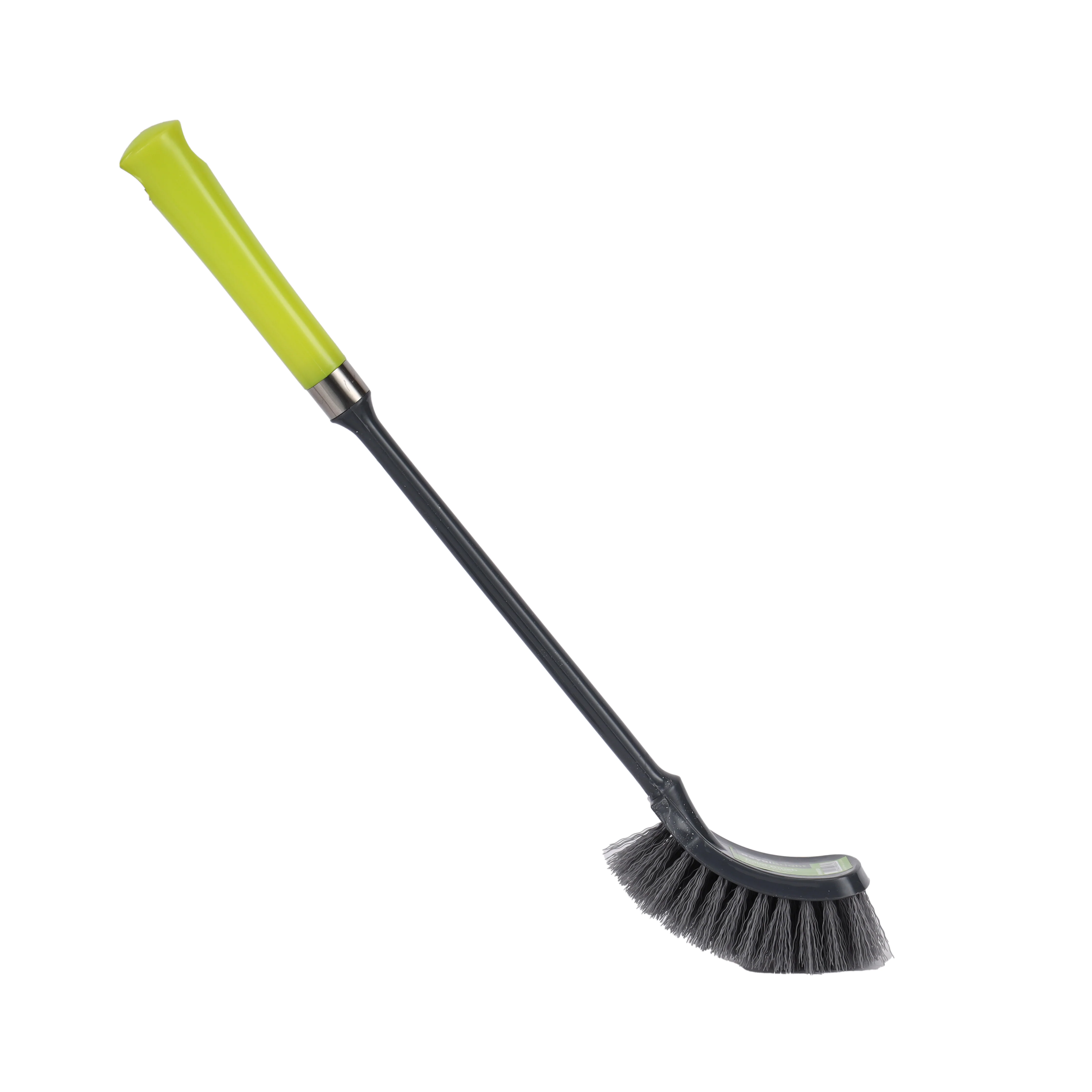 Royalford RF6997GR toilet brush with long handle| ergonomic grip, flexible bristles for deep cleaning| scratch-free, and durable PP+PET material, for all toilet| - Image 4