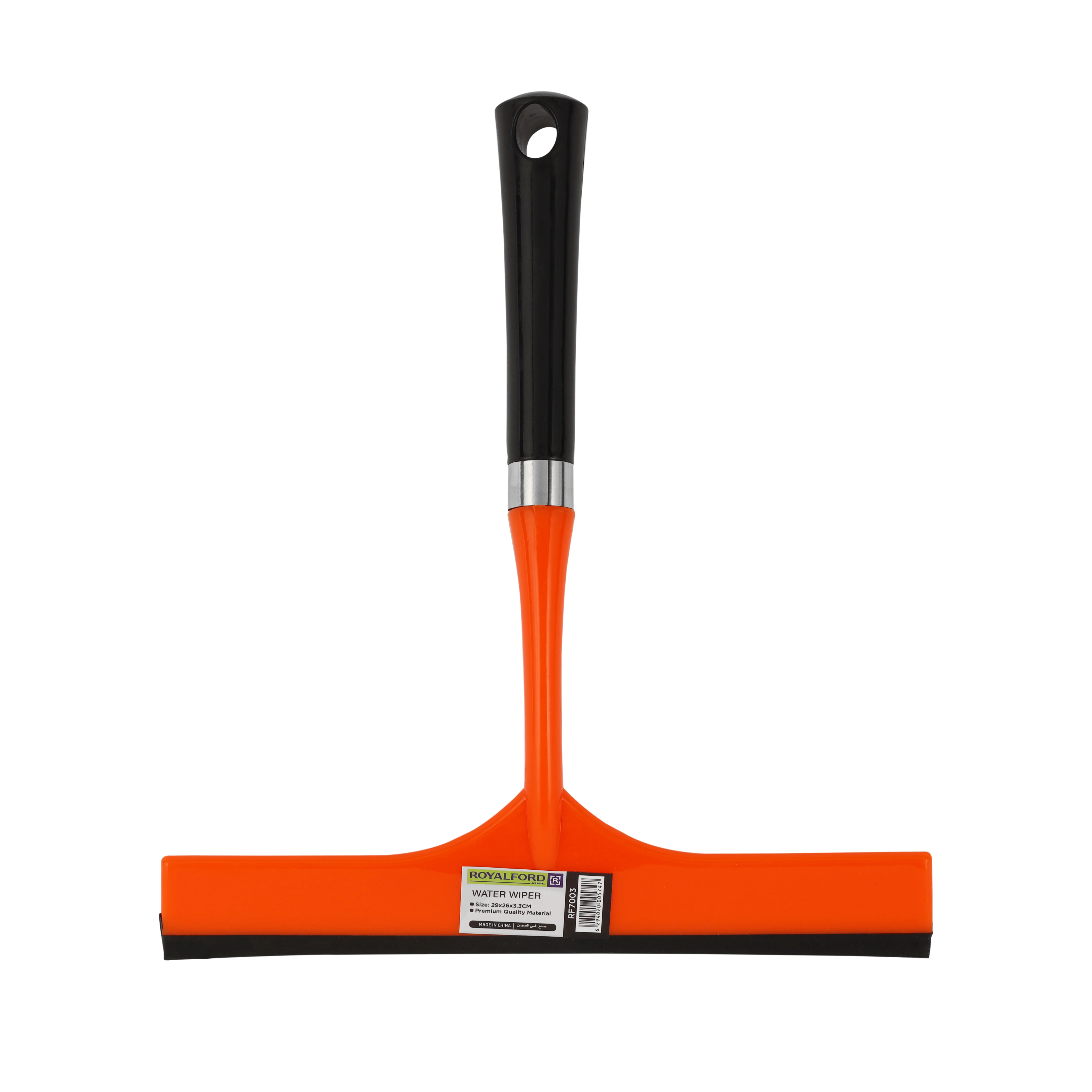 Royalford RF7003 Water Wiper Floor Squeegee | Durable Rubber Blade|  Ergonomic Handle | Perfect for Bathroom & Kitchen Tiles|  Efficient Streak Free Water Removal Tool - Image 2
