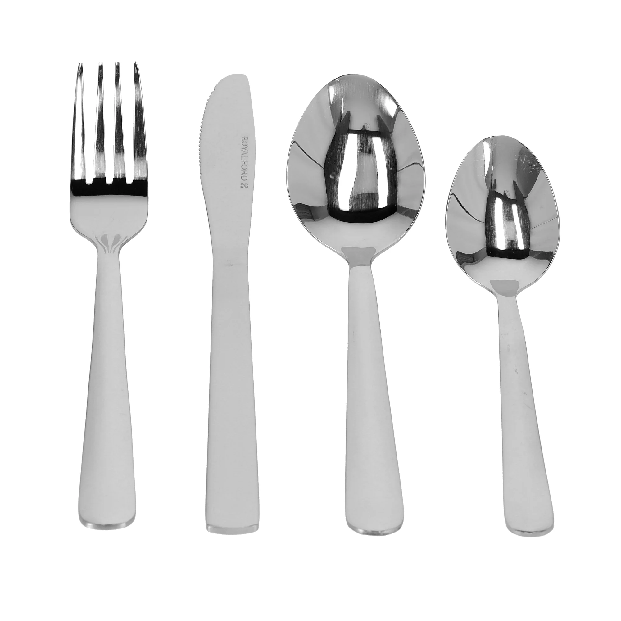 Royalford RF7009 25-piece stainless steel cutlery set with elegant stand | rust-resistant mirror finish, ergonomic design, durable build, perfect for everyday dining - Image 3