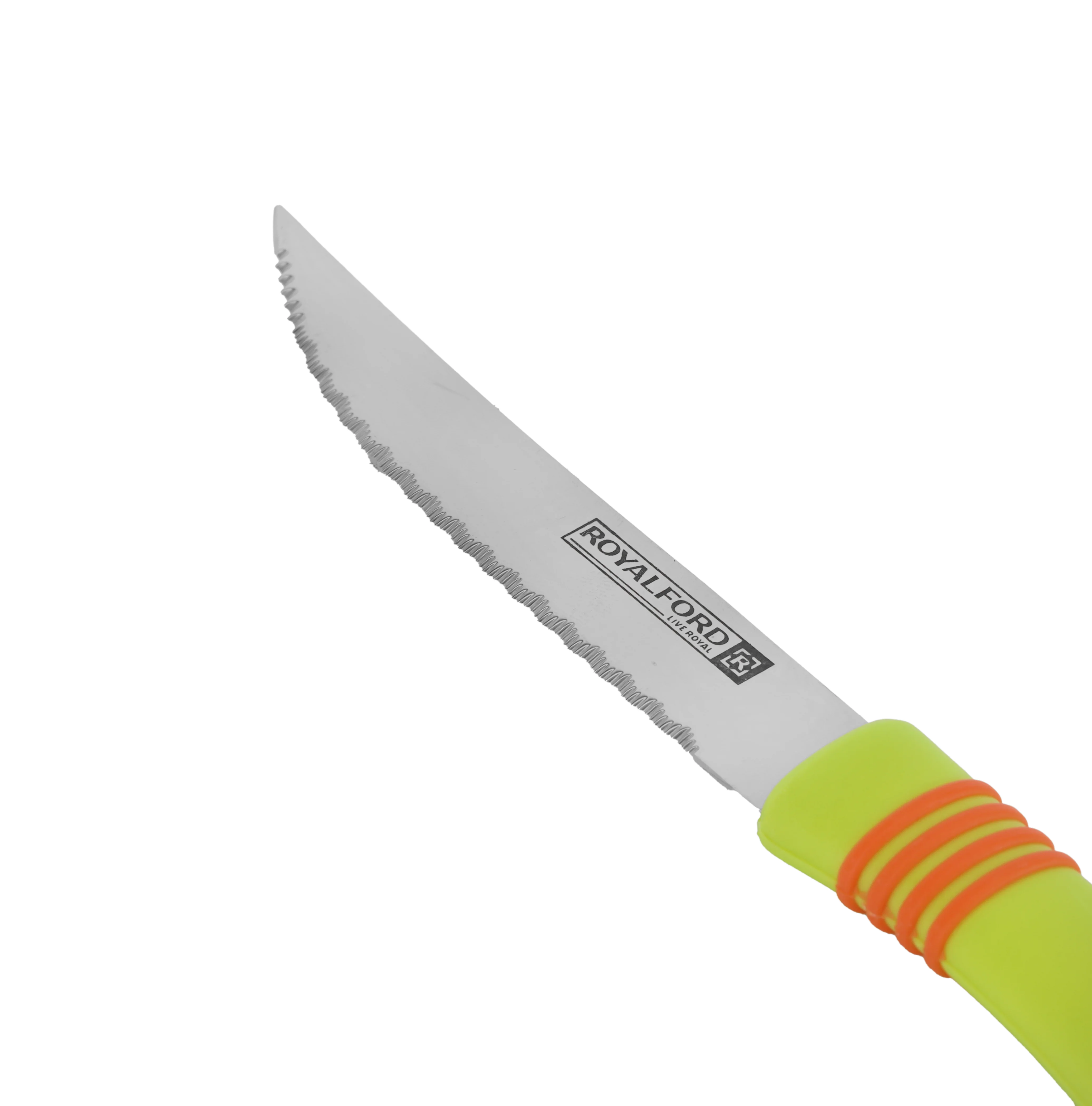 Royalford RF7029 2PCS Fruit Knife Set | Stainless Steel Serrated Blades | Durable Kitchen Knives with Ergonomic Handles | Perfect for Fruits & Vegetables Cutting - Image 5