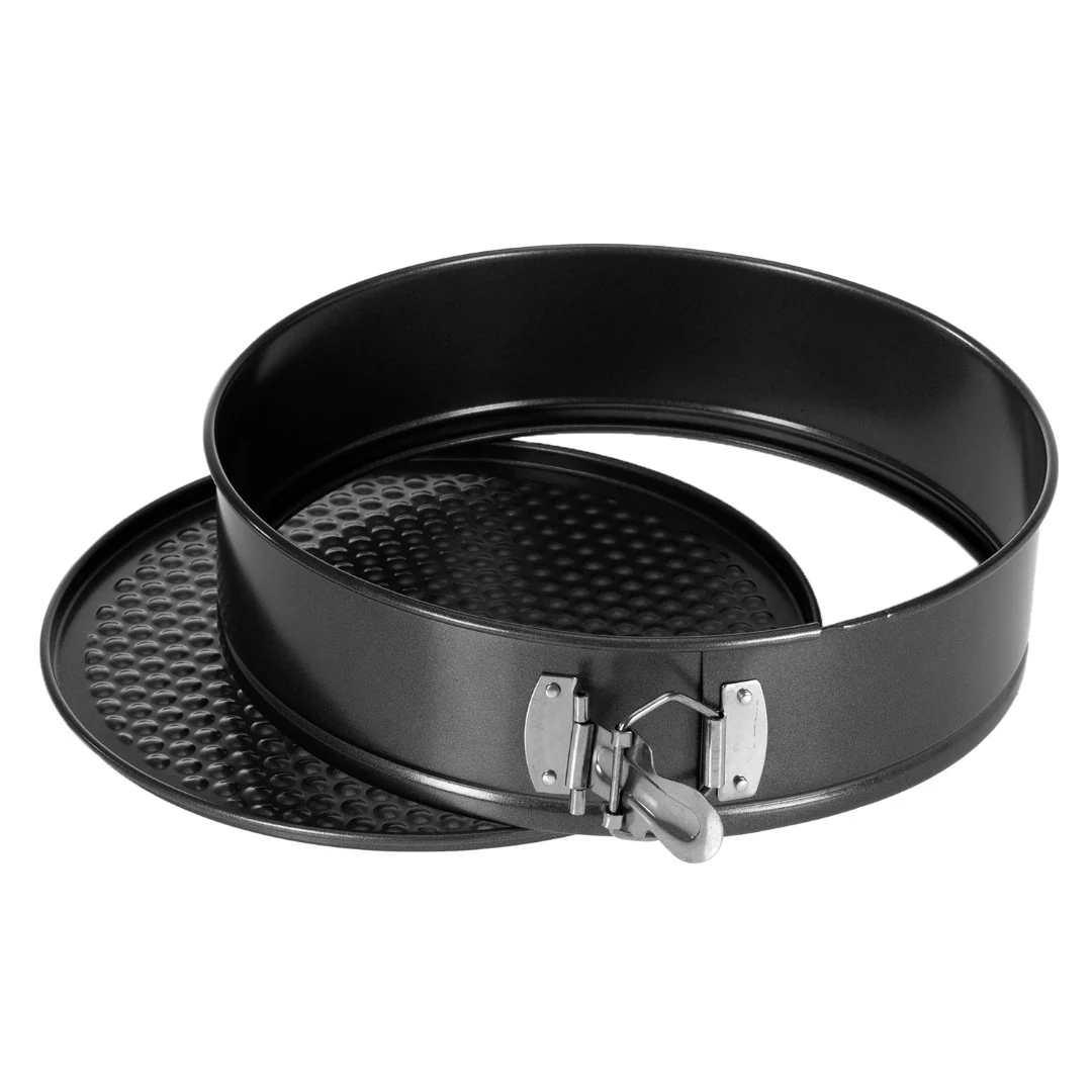 Royalford RF7036 24cm Non-Stick Spring Form Cake Pan | Stainless Steel Lock and Removable Base | Easy Release Bakeware | Round Baking Pan for Cheesecake & Sponge Cakes - Image 4