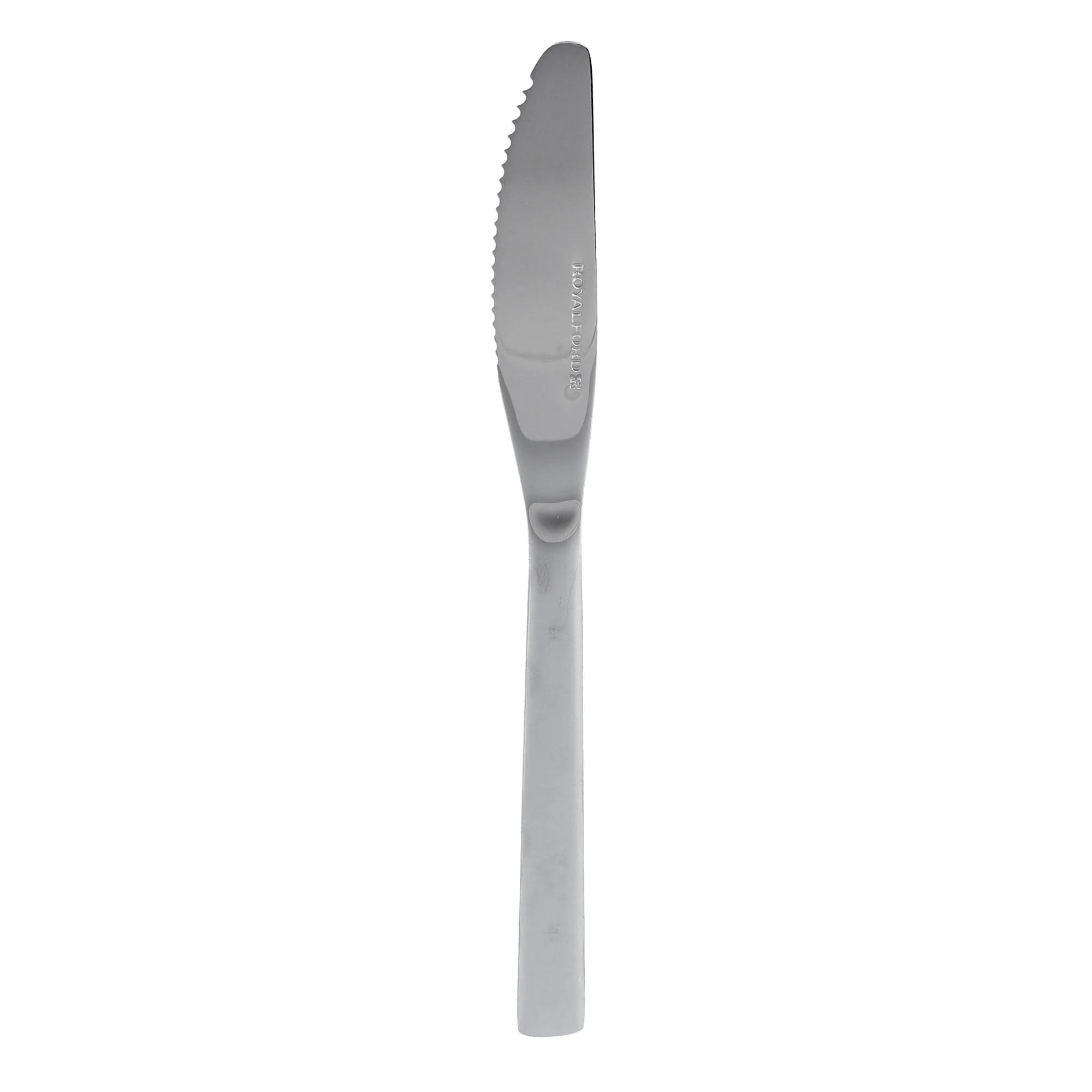 Royalford RF7234 Stainless Steel Table Knife | Sharp Serrated Dining Knife | Ergonomic Handle | Rust Resistant Durable Cutlery for Home, Hotel & Restaurant Tableware Use - Image 4