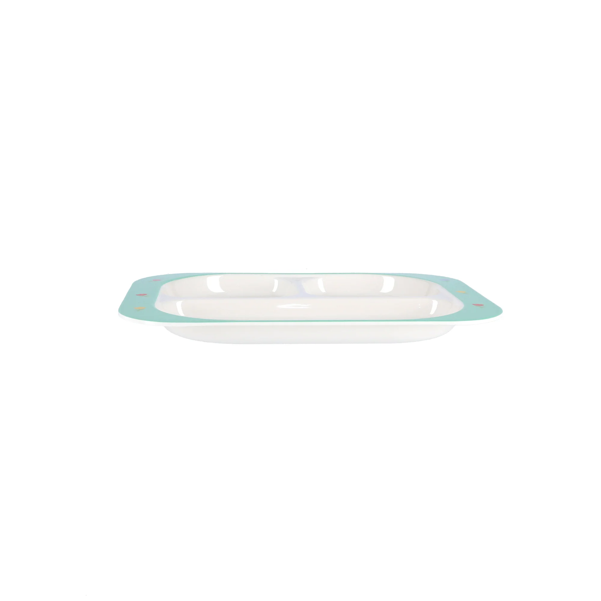 Royalford RF7247 Kids Baby Plate | 3-Section Rectangular Melamine Baby Feeding Plate | Cute Graphics | Lightweight Durable Tableware for Toddlers & Children Daily Use - Image 4