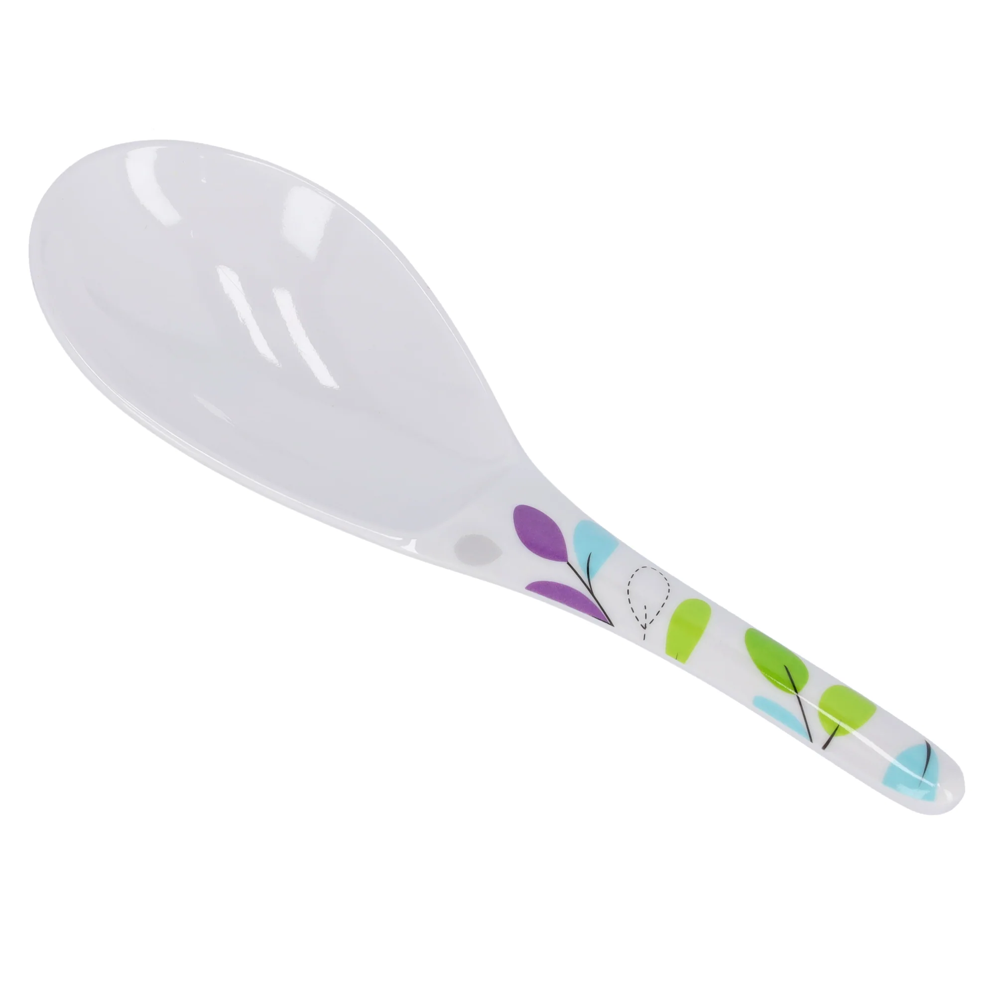 Royalford RF7392LF Premium Melamine Soup Ladle | Heat Resistant Lightweight Serving Spoon | Ergonomic Handle | Break Resistant Kitchen Utensil for Daily  Cooking Use - Image 2