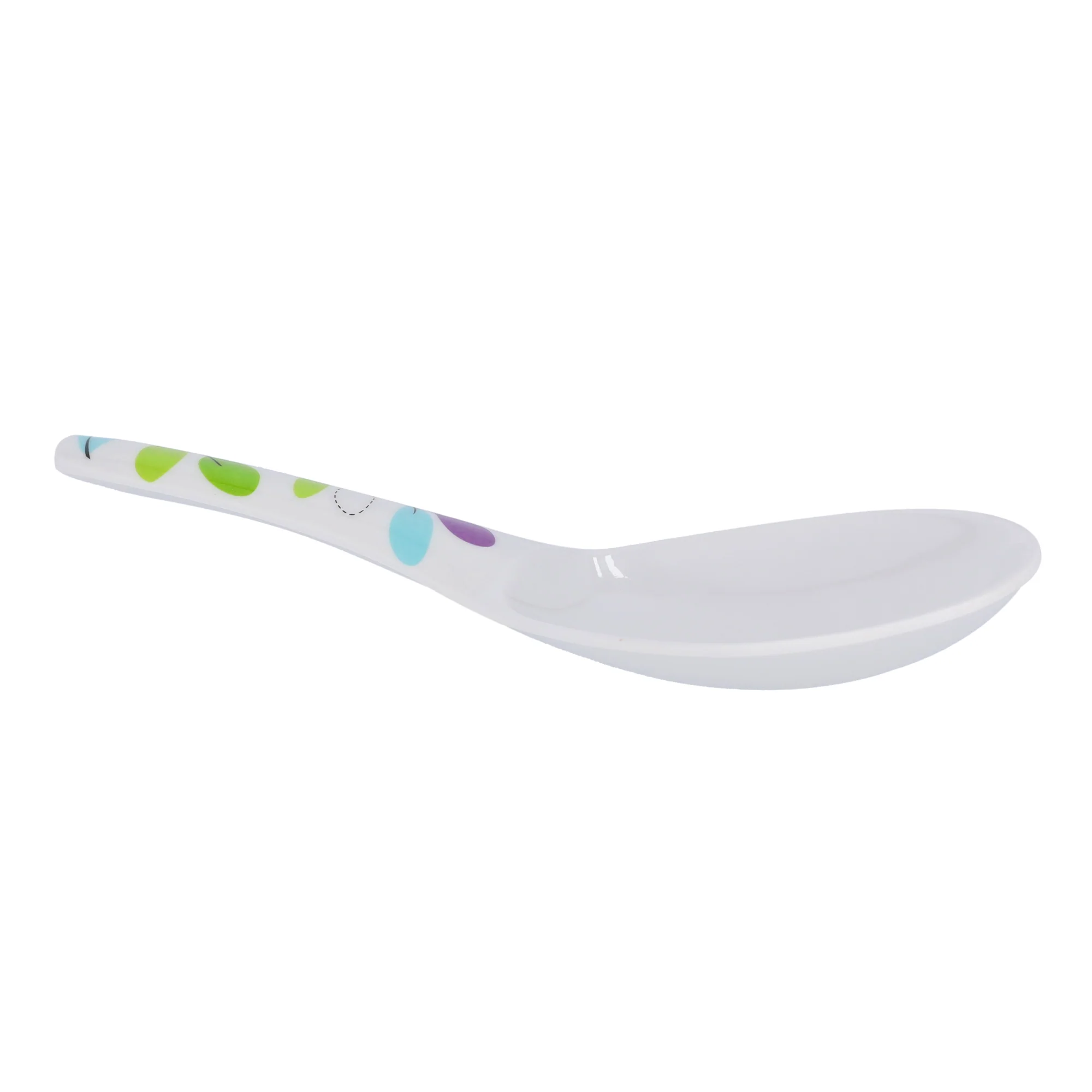 Royalford RF7392LF Premium Melamine Soup Ladle | Heat Resistant Lightweight Serving Spoon | Ergonomic Handle | Break Resistant Kitchen Utensil for Daily  Cooking Use - Image 3