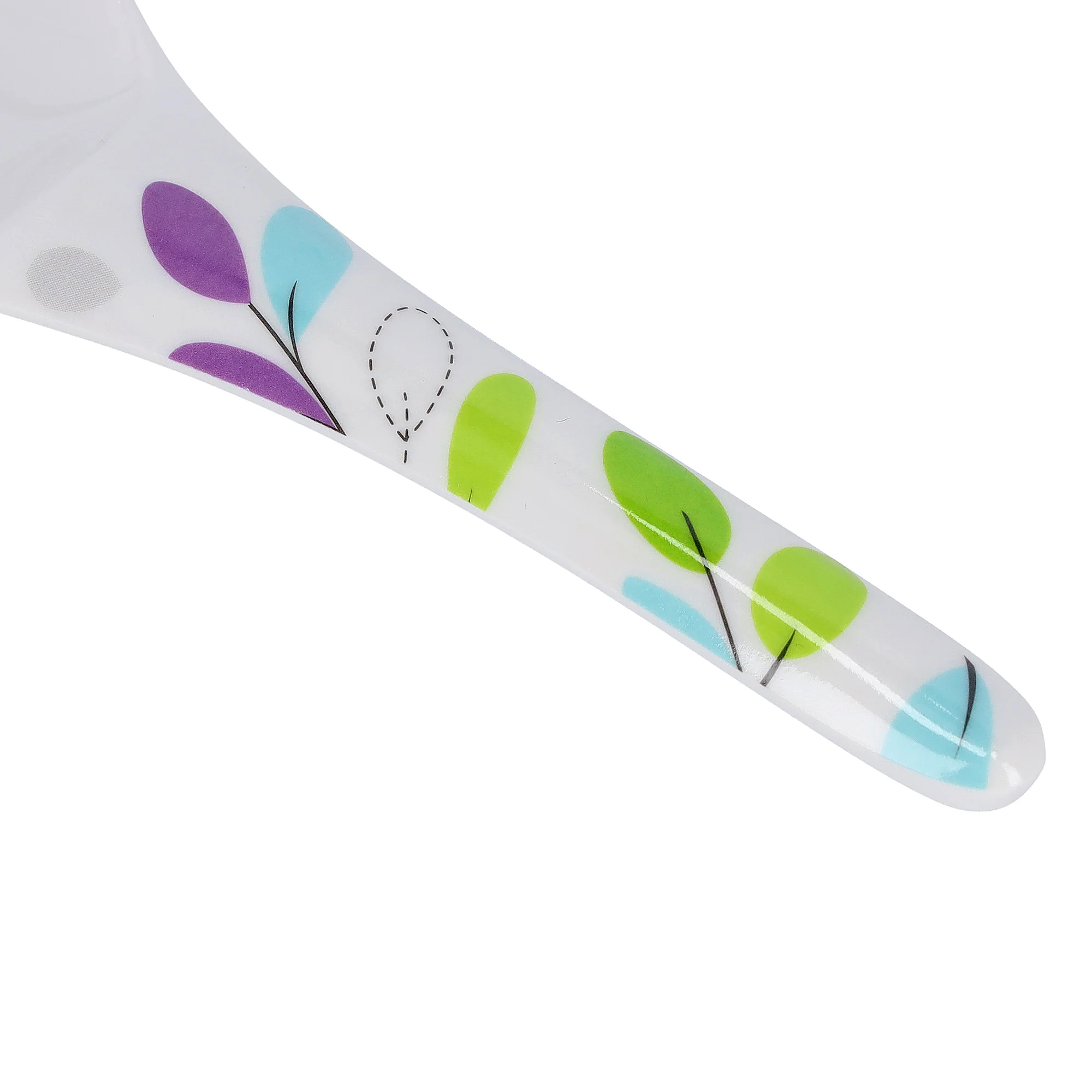 Royalford RF7392LF Premium Melamine Soup Ladle | Heat Resistant Lightweight Serving Spoon | Ergonomic Handle | Break Resistant Kitchen Utensil for Daily  Cooking Use - Image 4