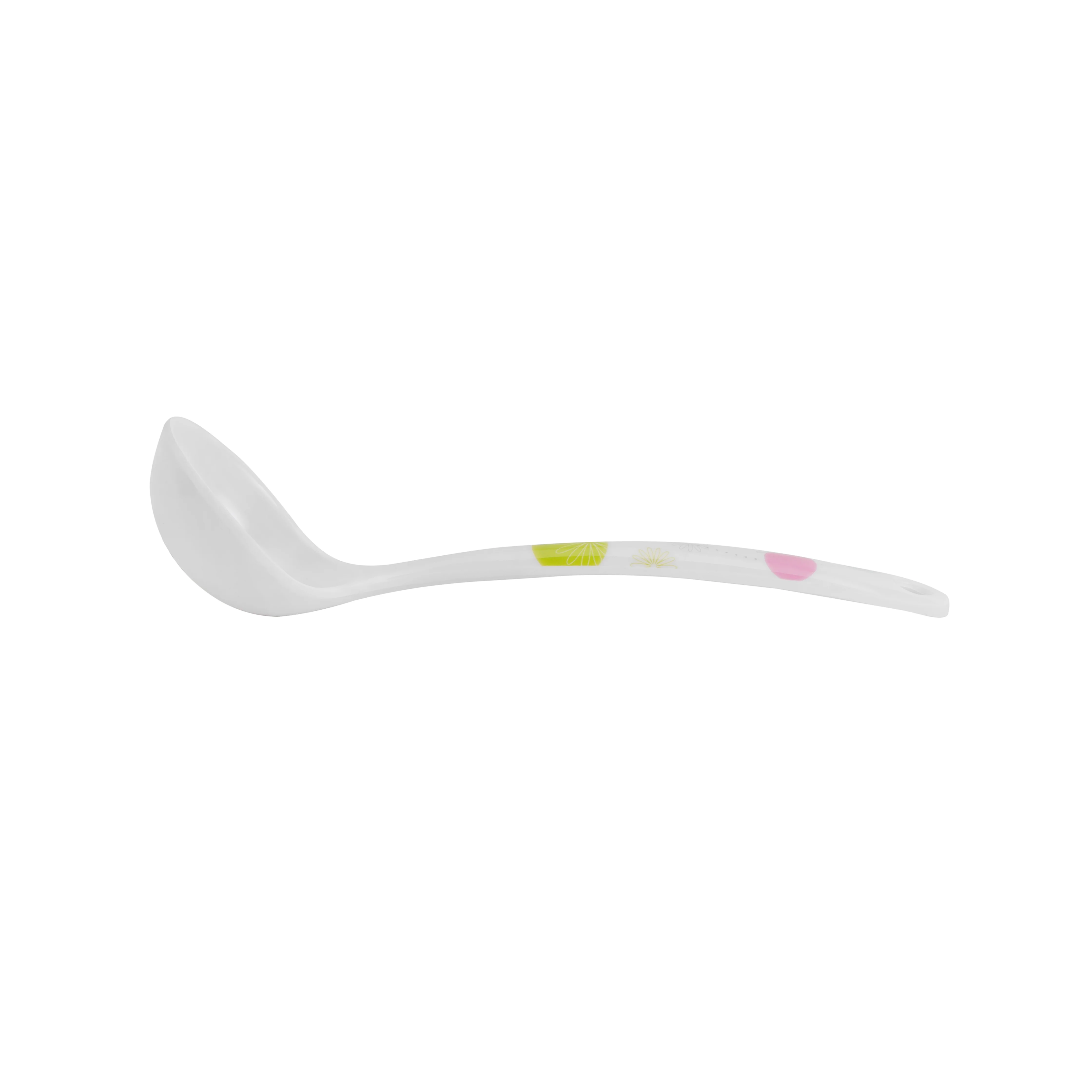 Royalford RF7393 Premium Melamine Soup Ladle | Heat Resistant Lightweight Serving Spoon | Ergonomic Handle | Break Resistant Kitchen Utensil for Daily Cooking Use - Image 3