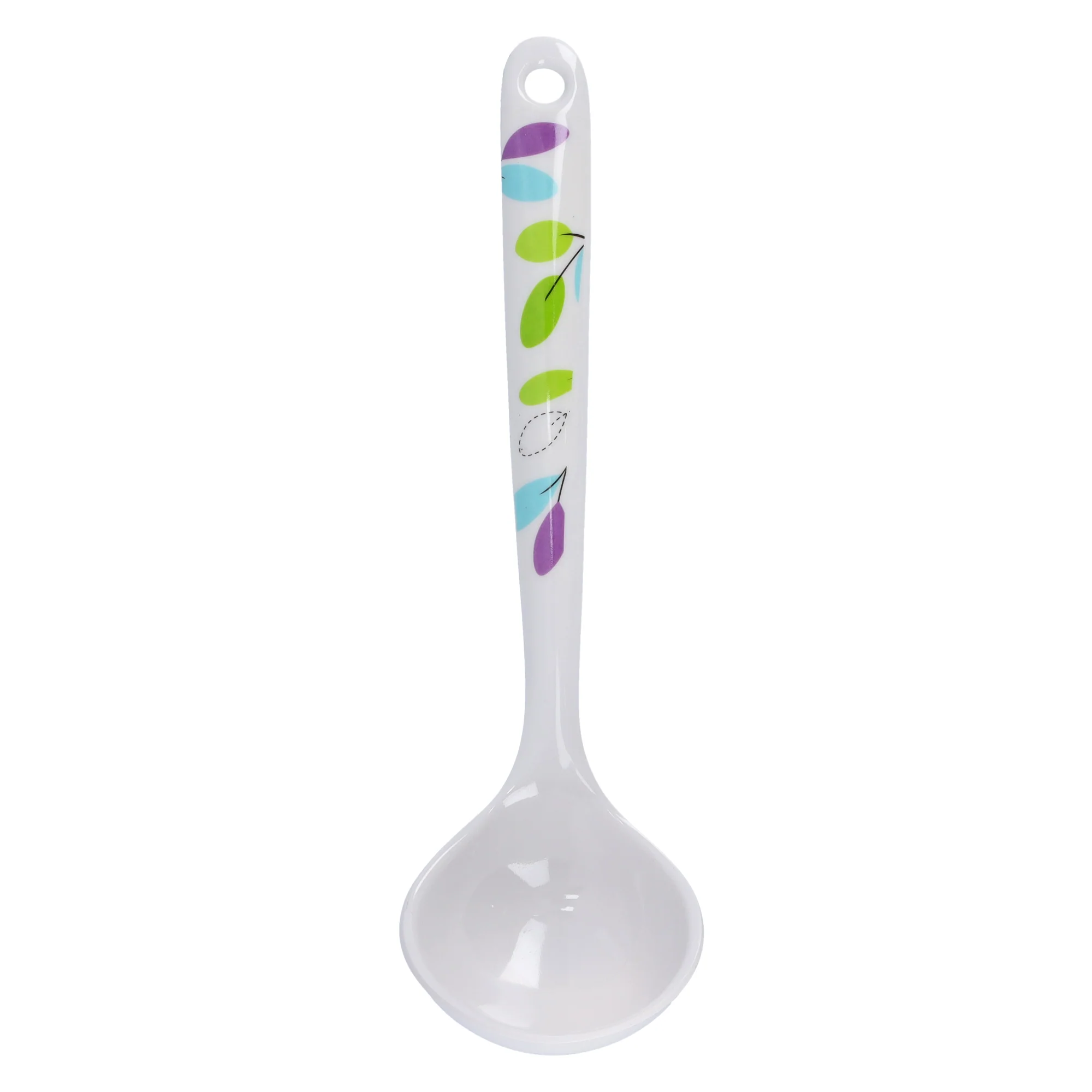 Royalford RF7393LF Premium Melamine Soup Ladle | Heat Resistant Lightweight Serving Spoon | Ergonomic Handle | Break Resistant Kitchen Utensil for Daily Cooking Use - Image 3
