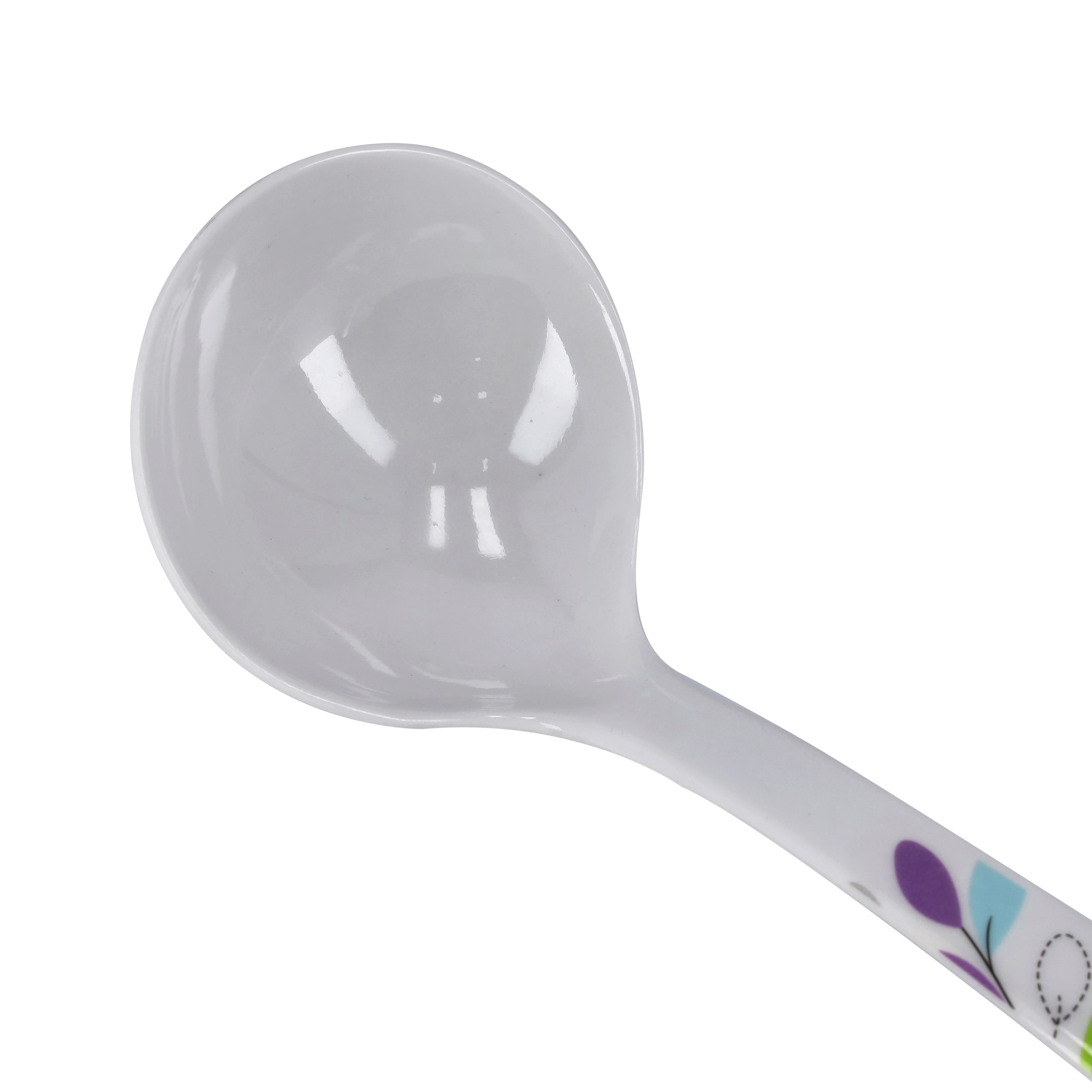 Royalford RF7395LF Premium Melamine Soup Ladle | Durable Heat Resistant Serving Spoon | Ergonomic Handle | Lightweight | Break Resistant Kitchen & Tableware Soup Ladle - Image 5