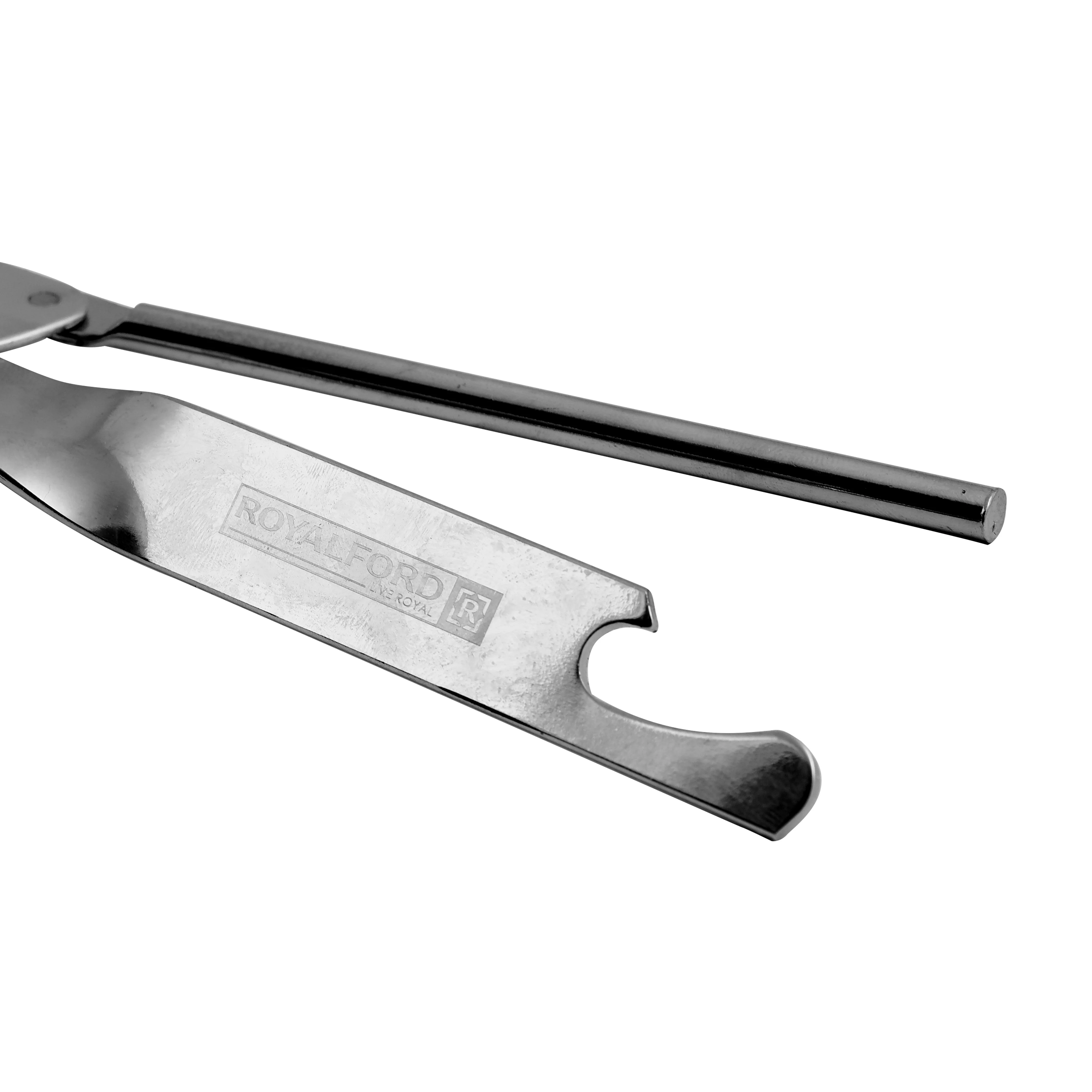 Royalford RF7441 Can Opener | Chrome Plated Carbon Steel Manual Can Opener with Smooth Cutting Wheel | Ergonomic Grip | Heavy Duty Rust Resistant Kitchen Tool - Image 5