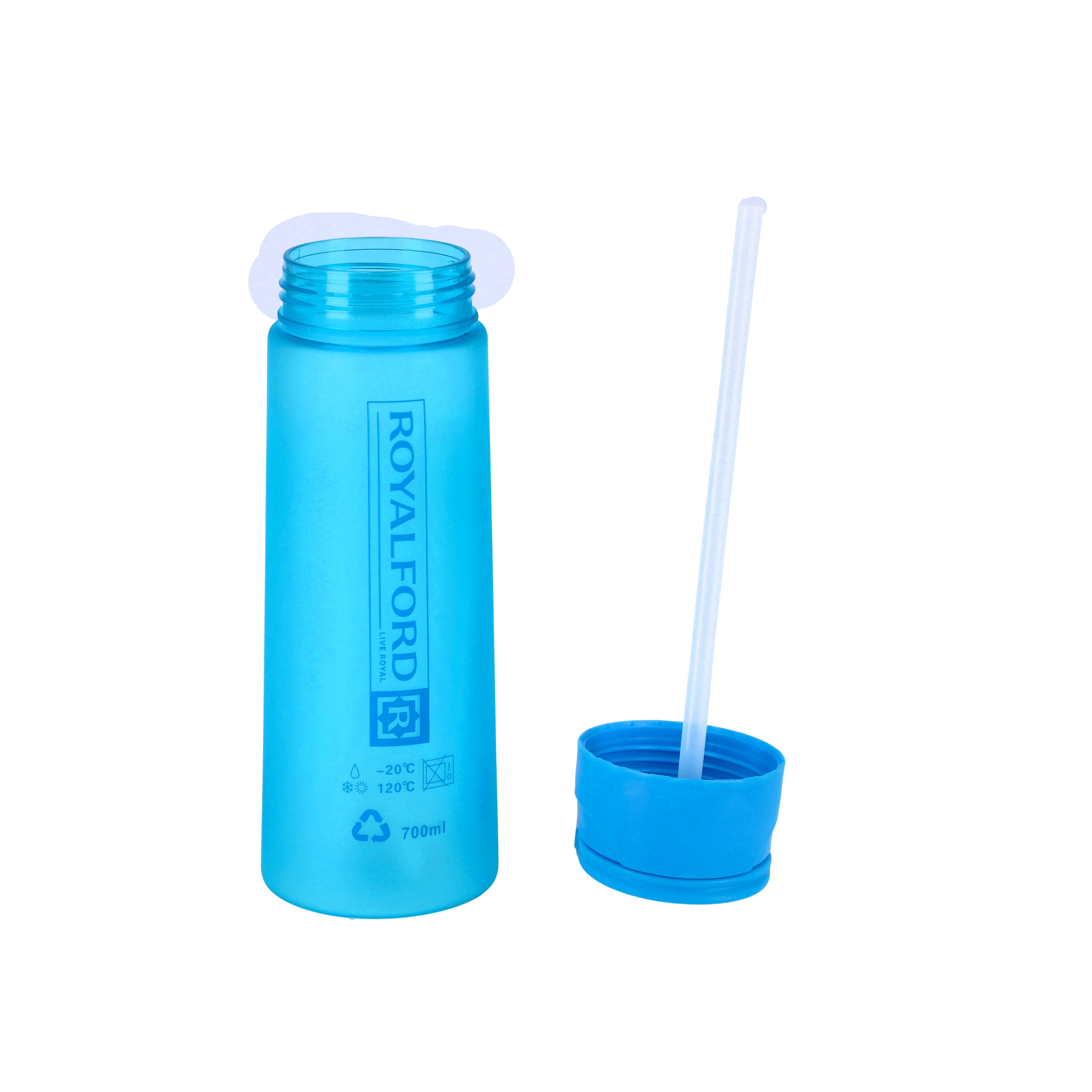 Royalford RF7578 700ML BPA-Free Water Bottle | Leakproof Flip-Top Lid |  Lightweight Design |  Reusable Drinking Bottle for Gym, Office, School, Travel & Outdoor Use - Image 2