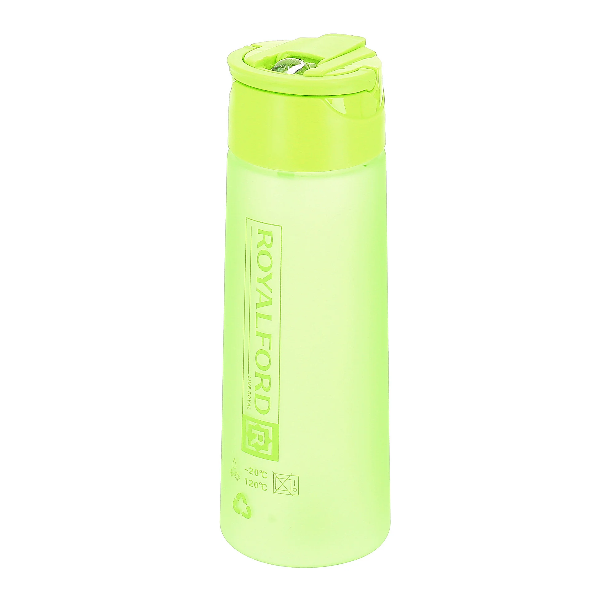 Royalford RF7579GR 500ml BPA-Free Water Bottle | Lightweight Leak-Proof Polymer Drinking Bottle with Carry Handle |Perfect  for School, Office and Daily Hydration Use - Image 3