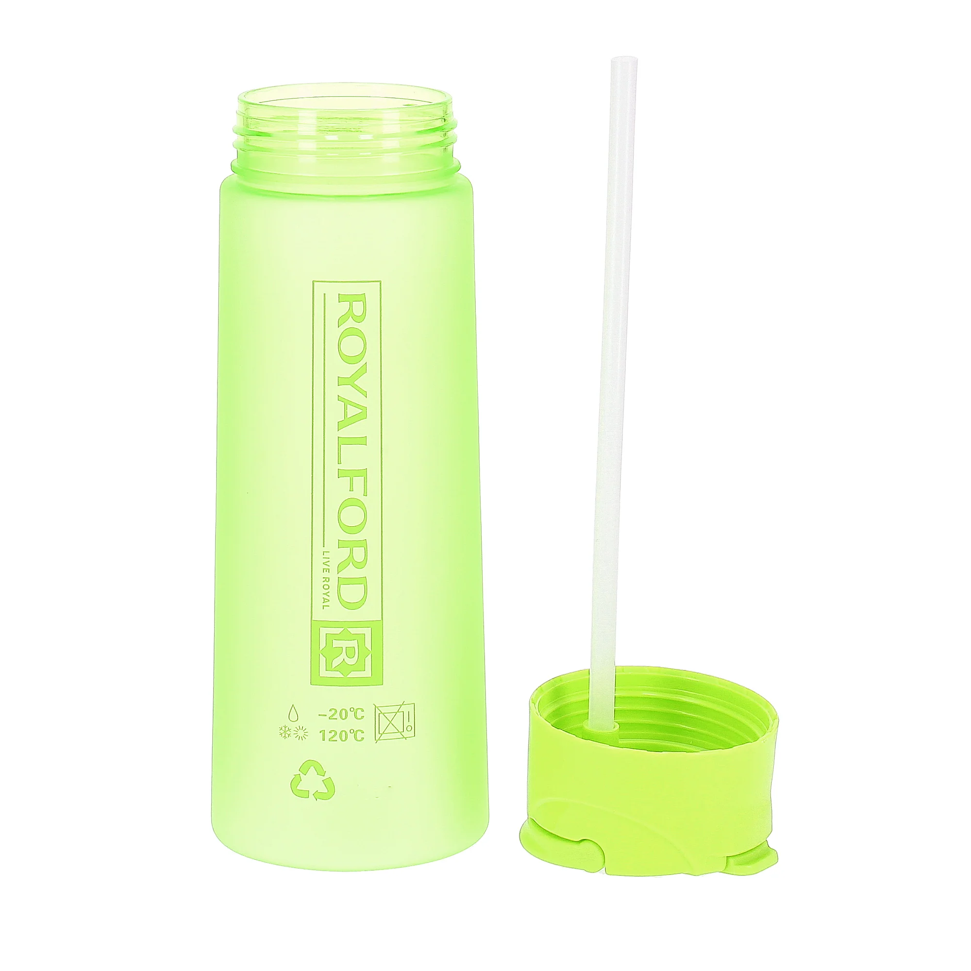 Royalford RF7579GR 500ml BPA-Free Water Bottle | Lightweight Leak-Proof Polymer Drinking Bottle with Carry Handle |Perfect  for School, Office and Daily Hydration Use - Image 4