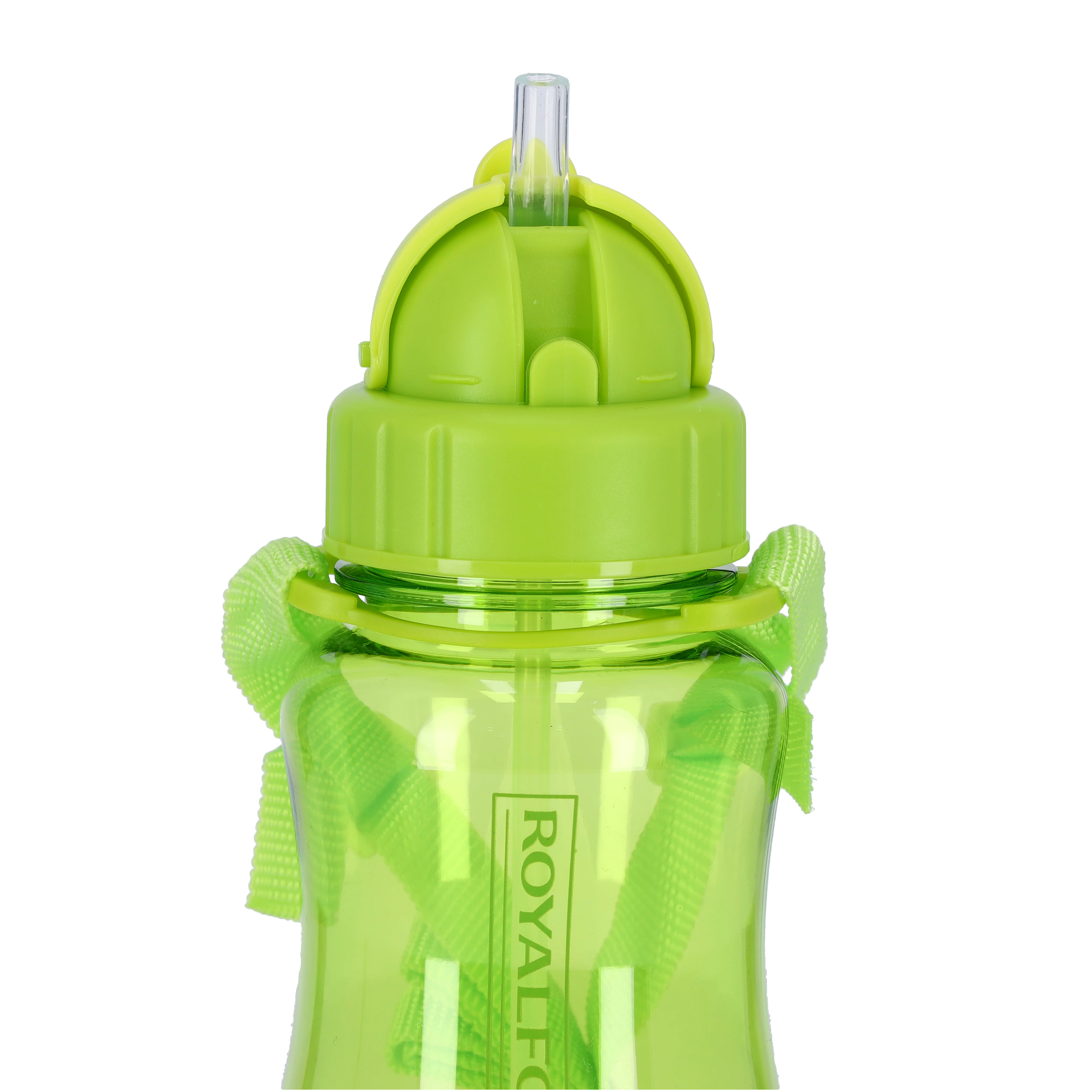 Royalford RF7581 500ml BPA-Free Water Bottle | Lightweight Leak-Proof Polymer Drinking Bottle with Carry Strap for School, Travel and Kids Daily Hydration Use - Image 3