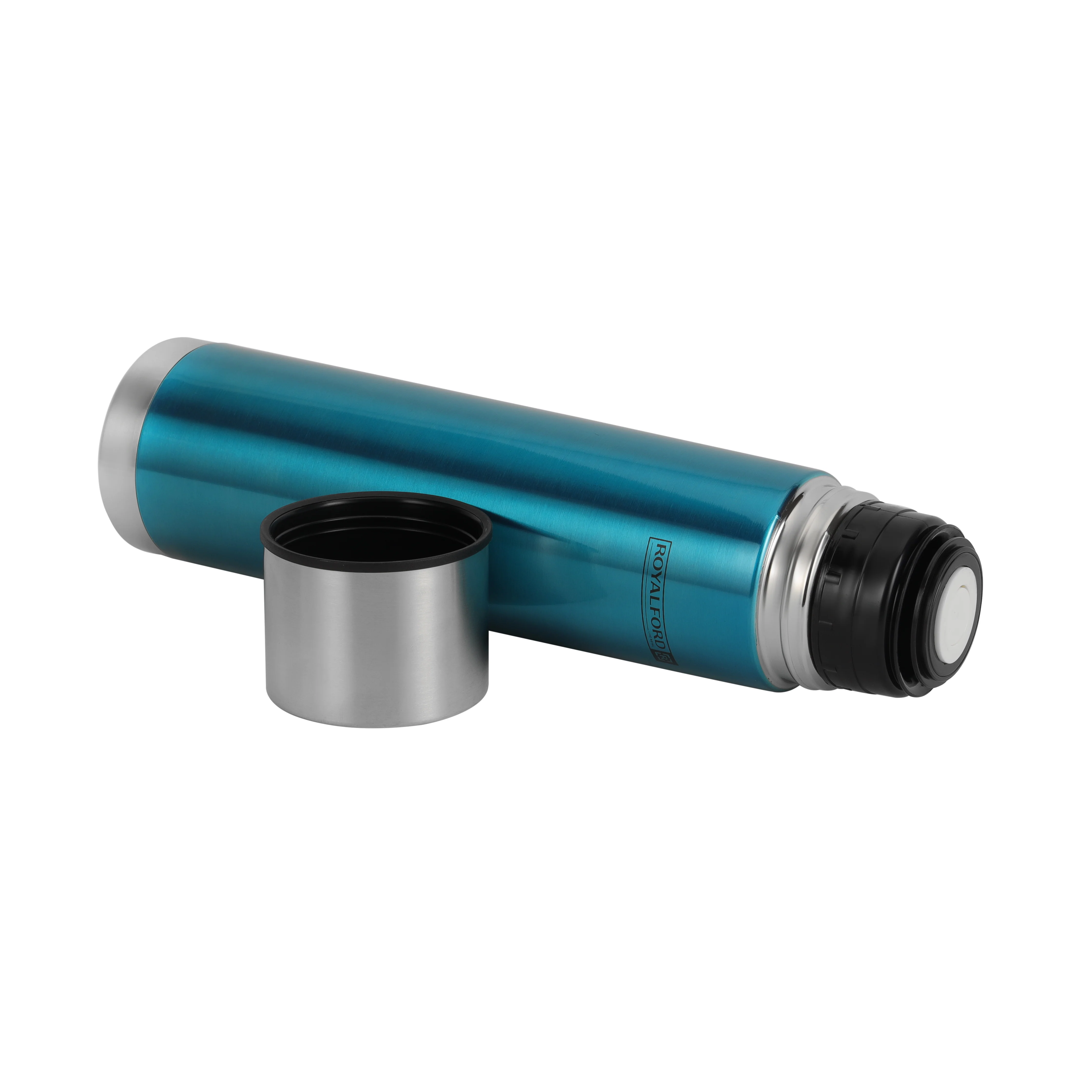 Royalford RF7665 1000ml Vacuum Bottle | Double Wall Stainless Steel Hot & Cold Insulated Flask for Travel, Office & Outdoor Use | Leak-Proof Lid and Durable Design - Image 4
