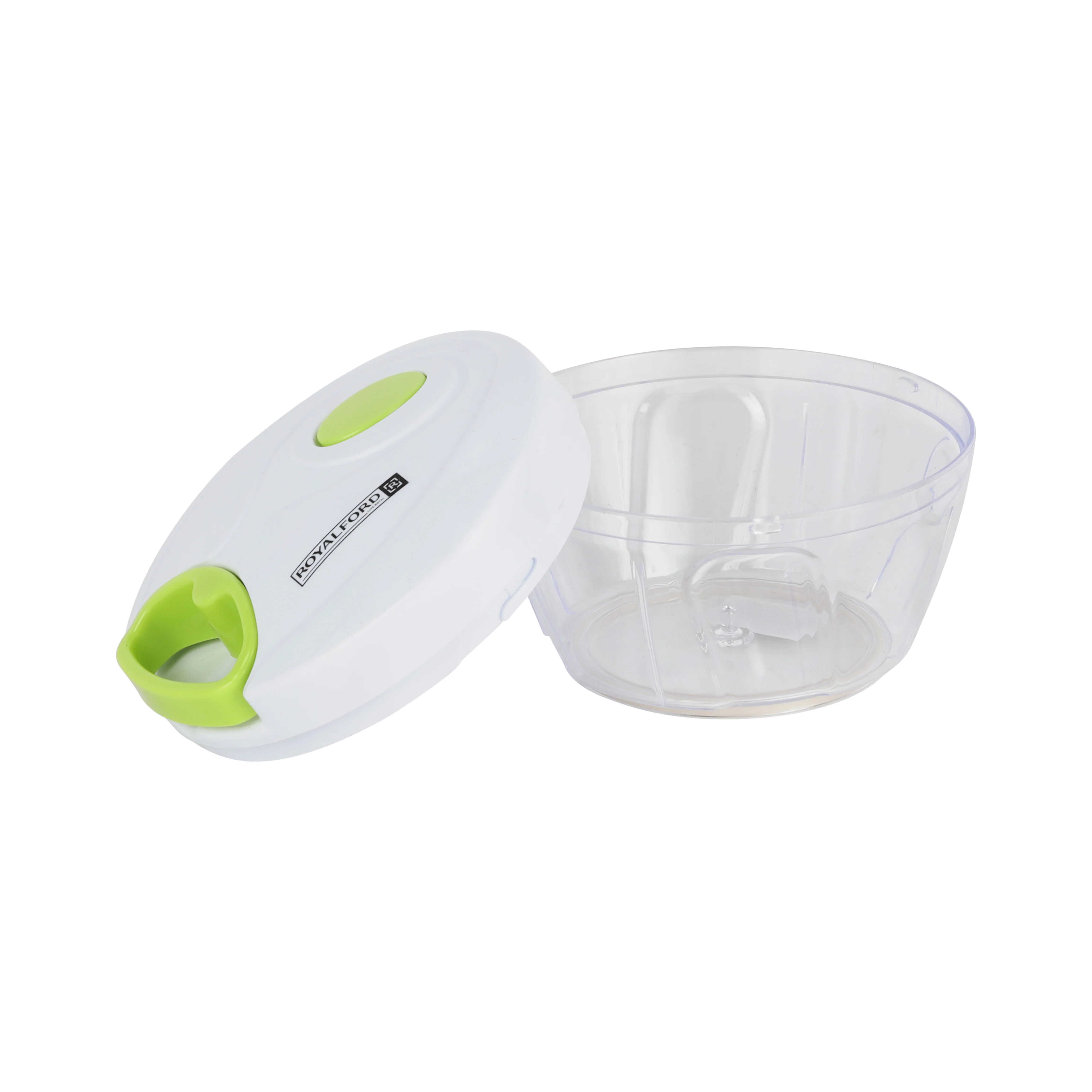Royalford RF7719 Mini Vegetable Chopper | Manual Food Chopper with 3 Extra Sharp Stainless Steel Blades | Compact Design for Fast Easy & Daily Kitchen Food Preparation - Image 4