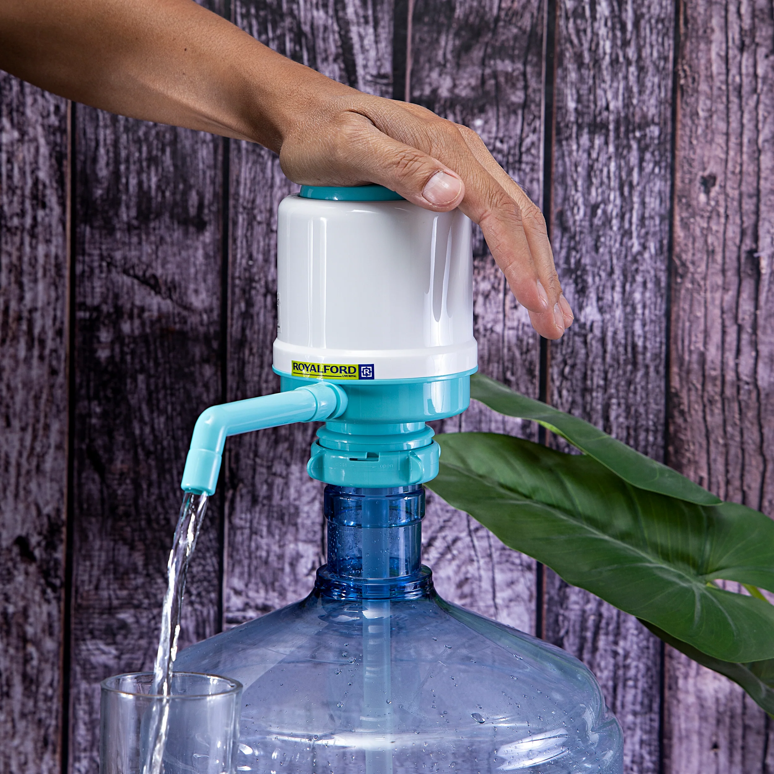 Royalford RF7785 Drinking Water Pump | Manual Vacuum Action Water Dispenser for Bottled Water| No Electricity Required | Ideal for Home, Office, Camping & Outdoor Use - Image 2