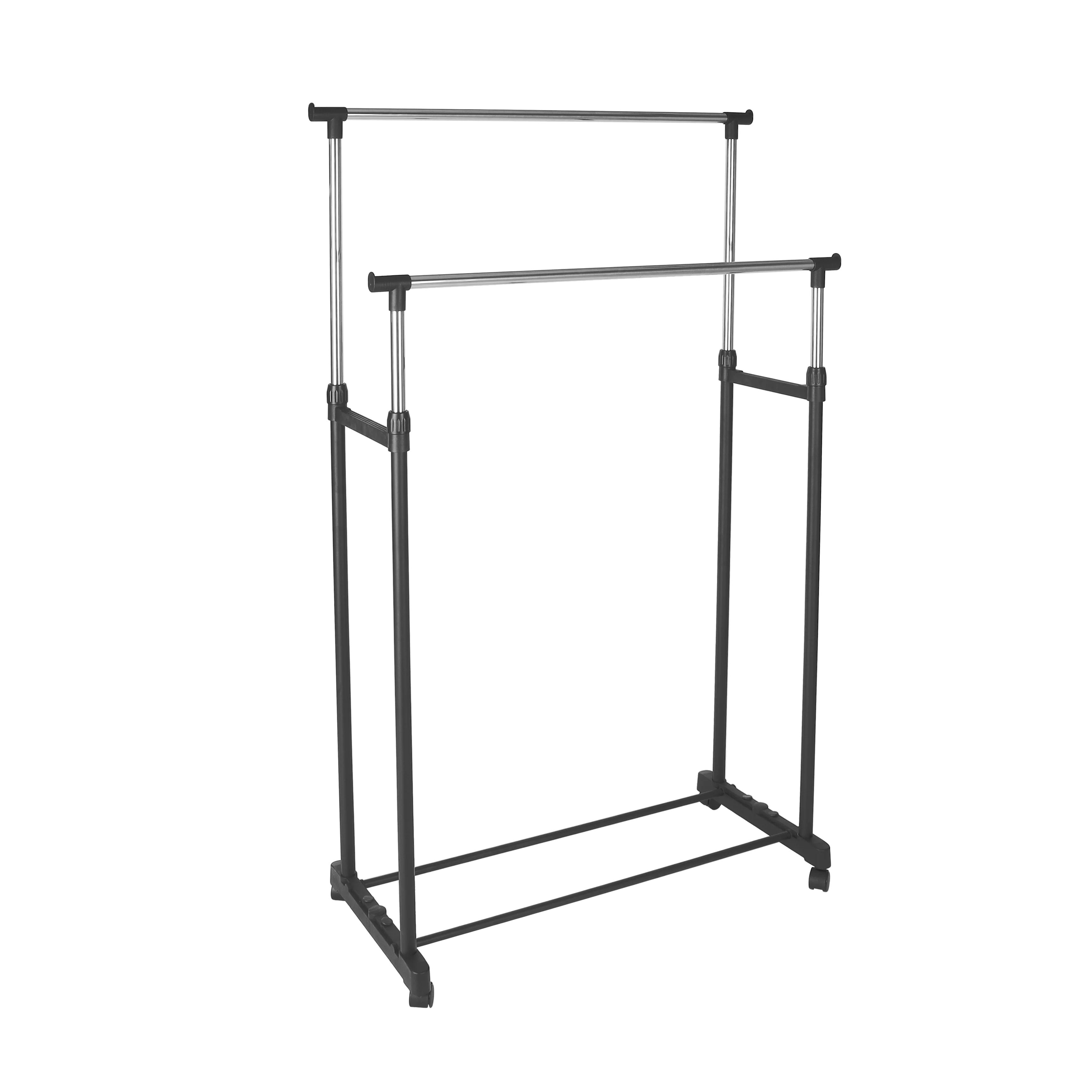 Royalford RF7801 Extendable Garment Rack | Stainless Steel Adjustable Clothes Hanging Stand for Home, Laundry Room, Bedroom & Boutique |Durable Rust Resistant Organizer - Image 3