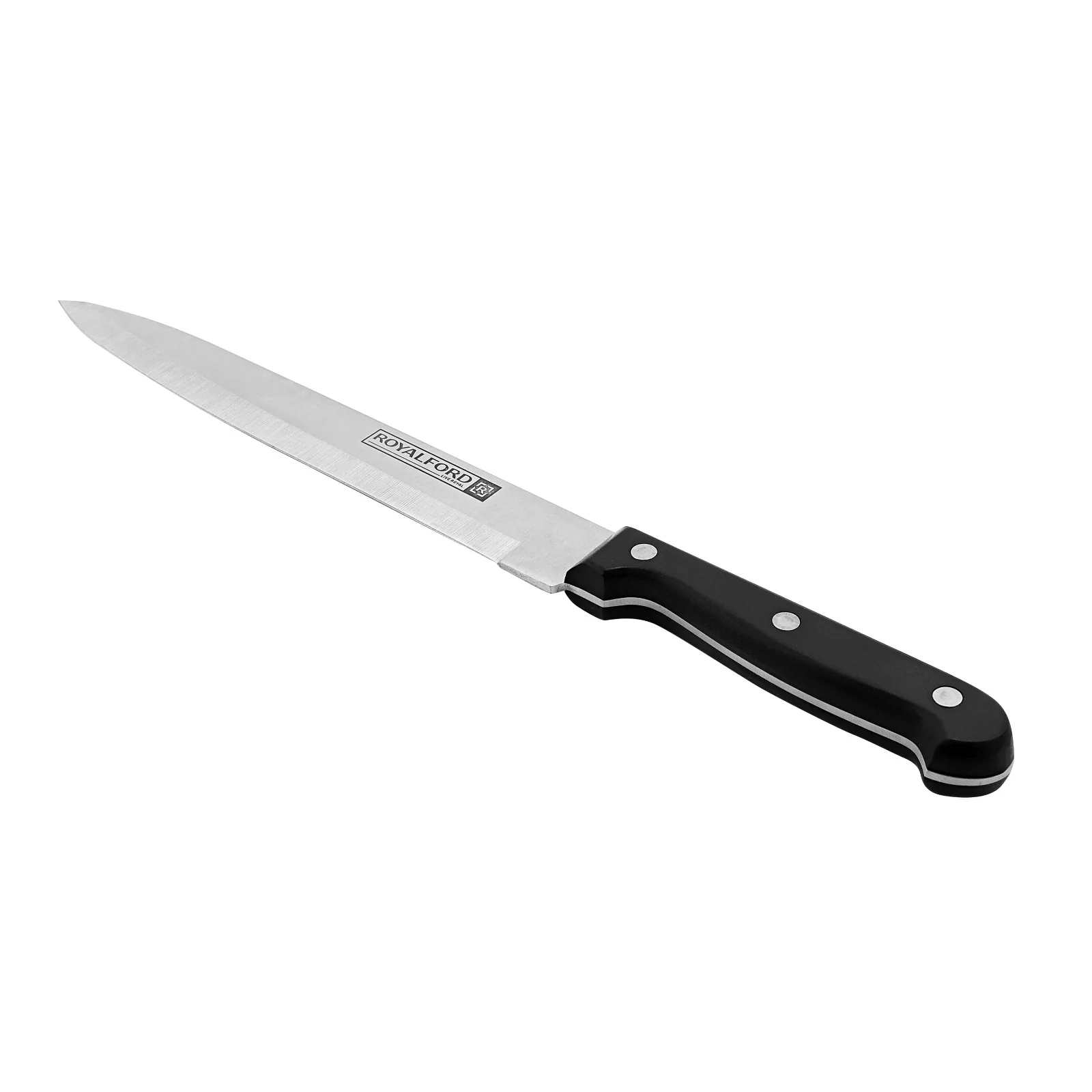 Royalford RF7831 Carving Knife | Extra Sharp Stainless Steel Blade | Ergonomic Bakelite Handle | Well Balanced Design for Meat, Poultry, Fish and Vegetable Cutting - Image 3
