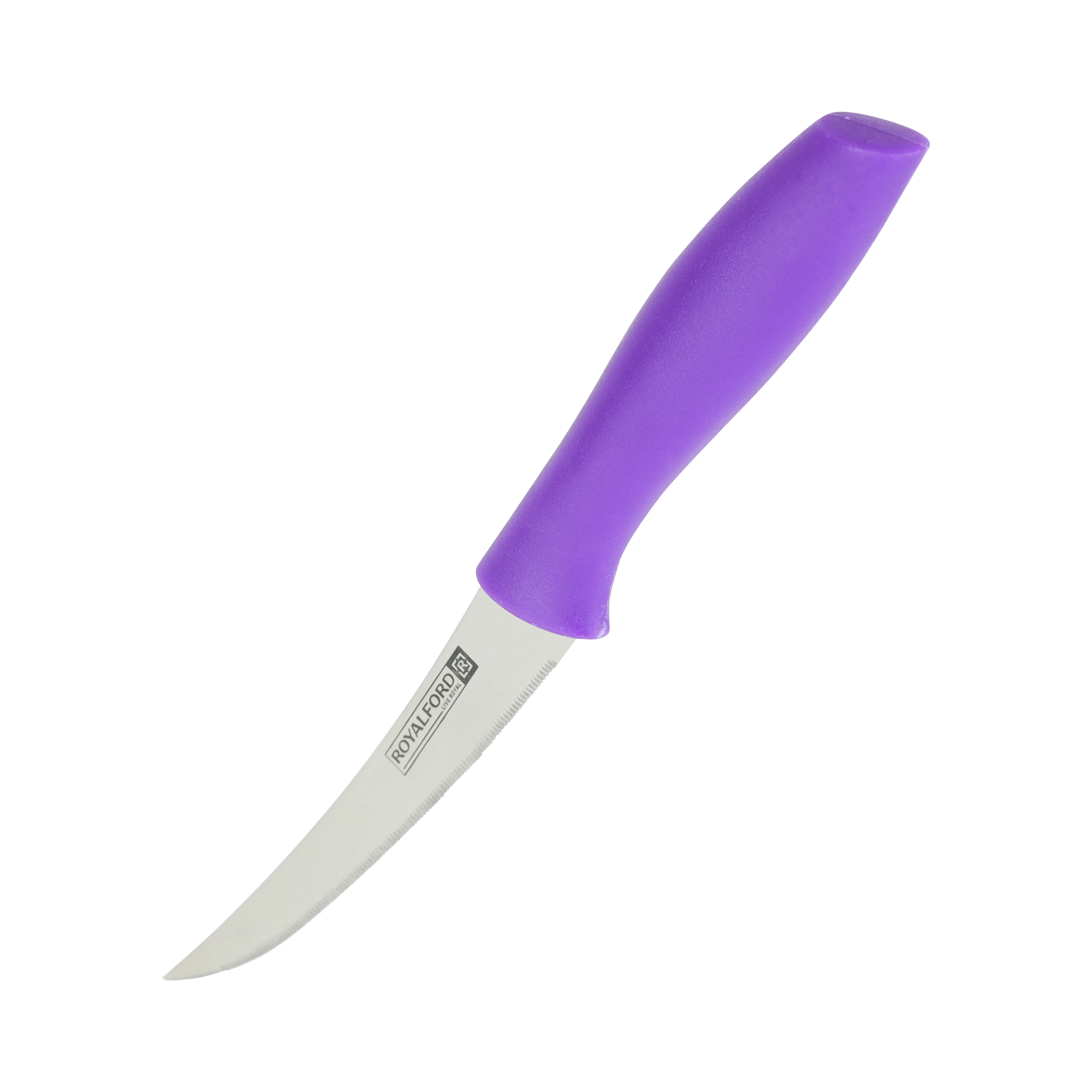 Royalford RF7848 2 Pcs Fruit Knife Set | High Grade Stainless Steel Sharp Blades | Ergonomic Non-Slip PP Handles | Lightweight Design for Fruit and Vegetable Cutting - Image 2