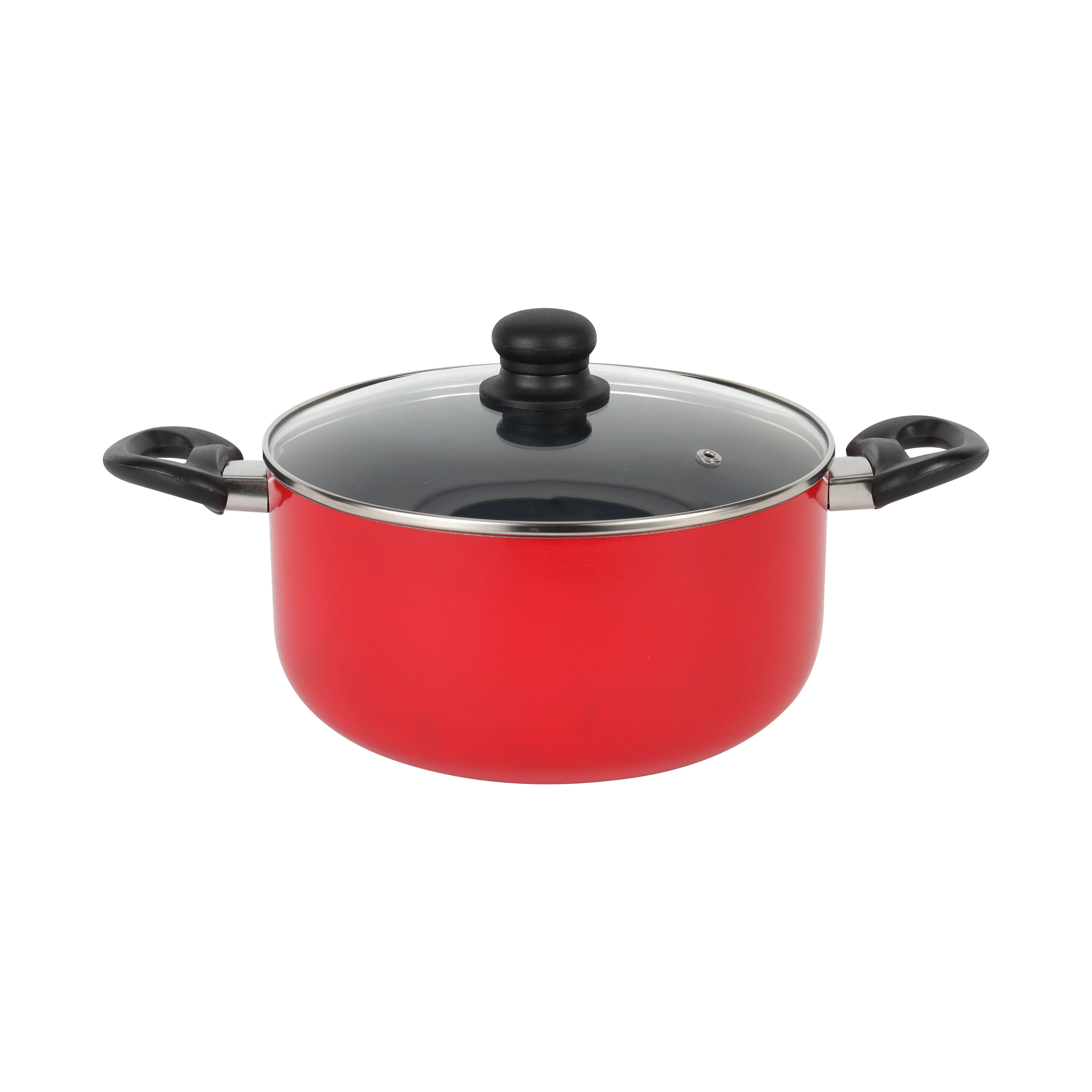 Royalford RF7923N Non-Stick Cookware Set 8 Pcs | Durable Aluminium PFOA-Free Cookware with Glass Lids | Bakelite Handles for Gas, Ceramic, Halogen & Hot Plate Use - Image 5