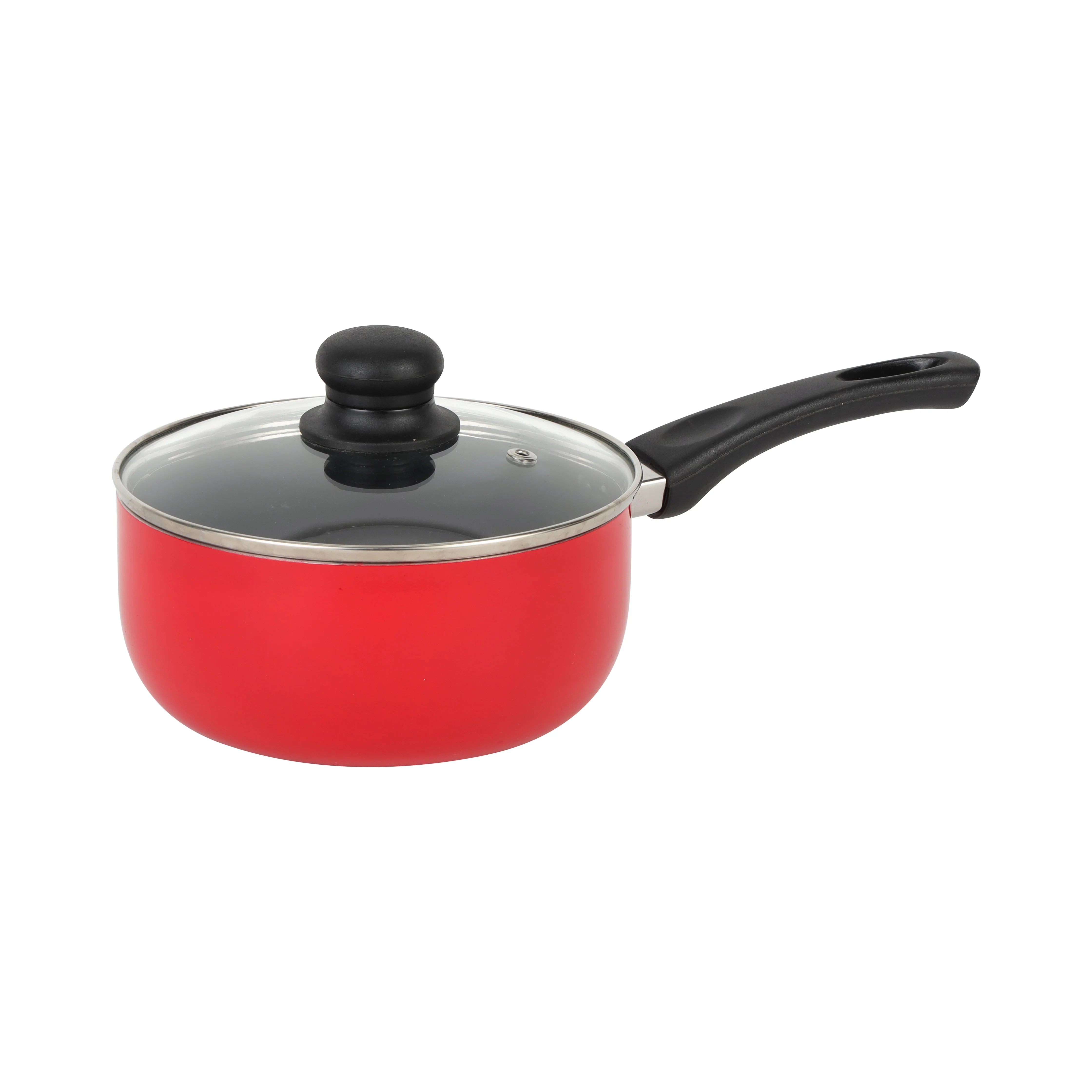 Royalford RF7923N Non-Stick Cookware Set 8 Pcs | Durable Aluminium PFOA-Free Cookware with Glass Lids | Bakelite Handles for Gas, Ceramic, Halogen & Hot Plate Use - Image 6