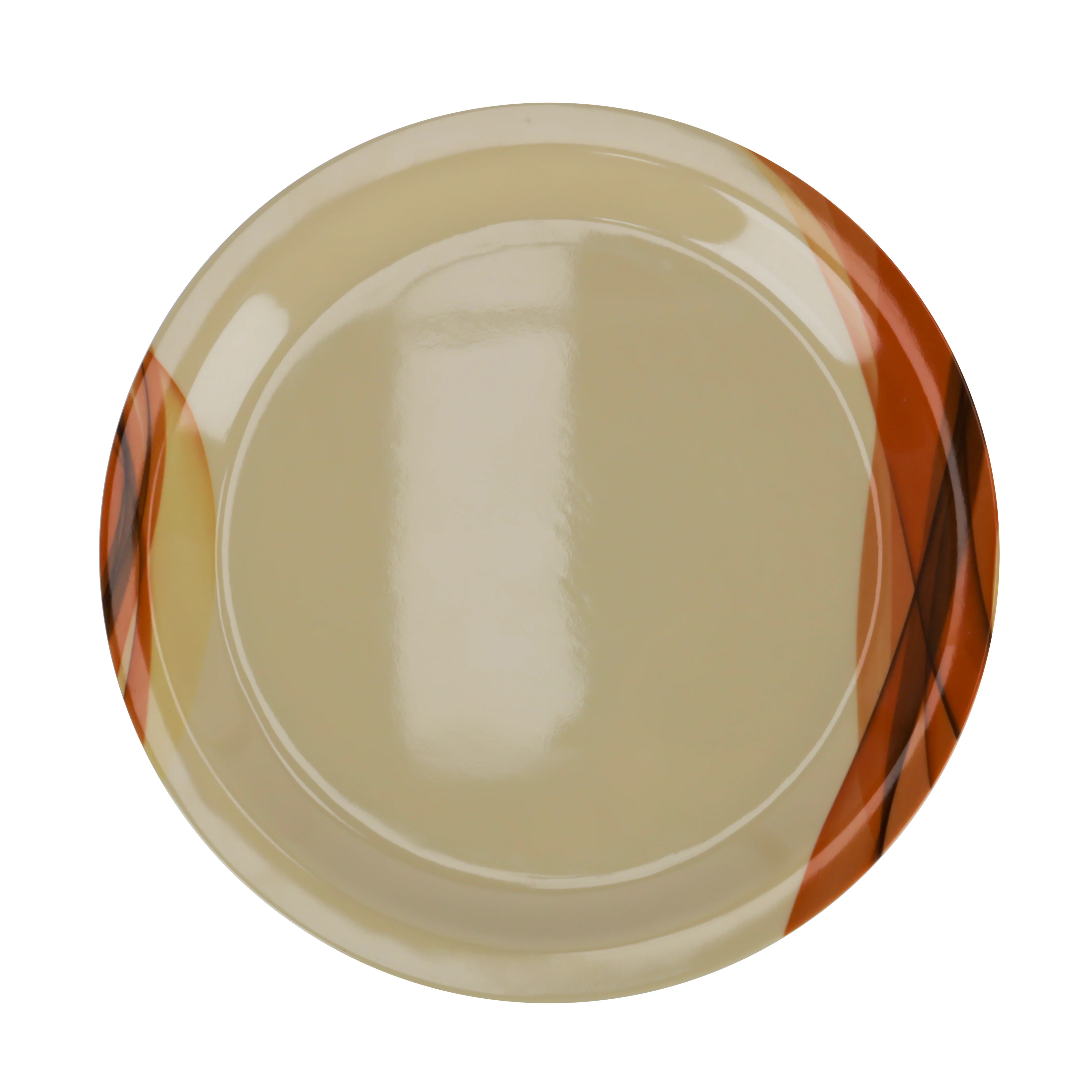 Royalford RF8078 Super Rays Dinner Plate | 11 Inch Heavy Weight FDA Approved Melamine Plate | Durable Food Grade Dinner Plate for Daily Home Dining & Restaurant Use - Image 3