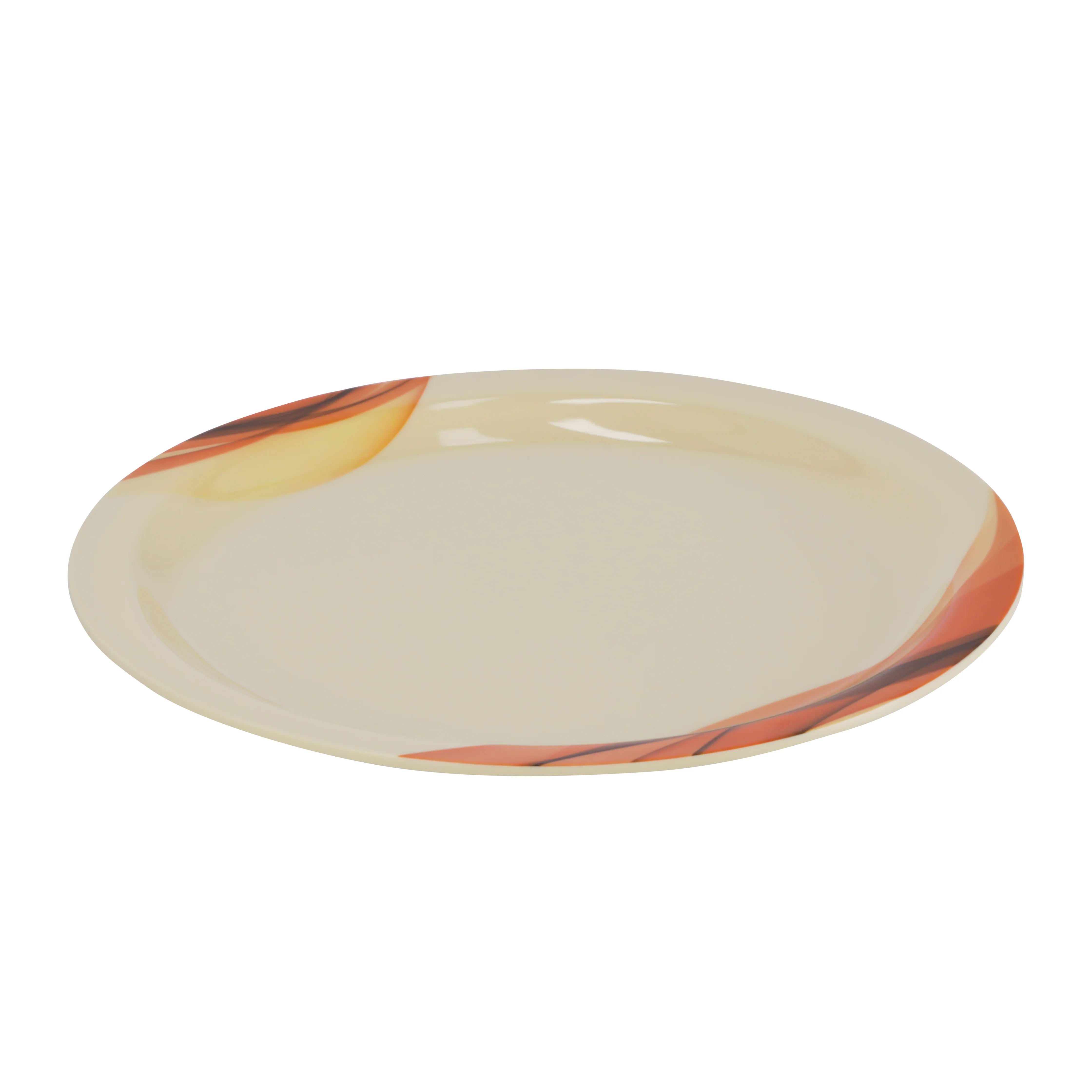 Royalford RF8078 Super Rays Dinner Plate | 11 Inch Heavy Weight FDA Approved Melamine Plate | Durable Food Grade Dinner Plate for Daily Home Dining & Restaurant Use - Image 4